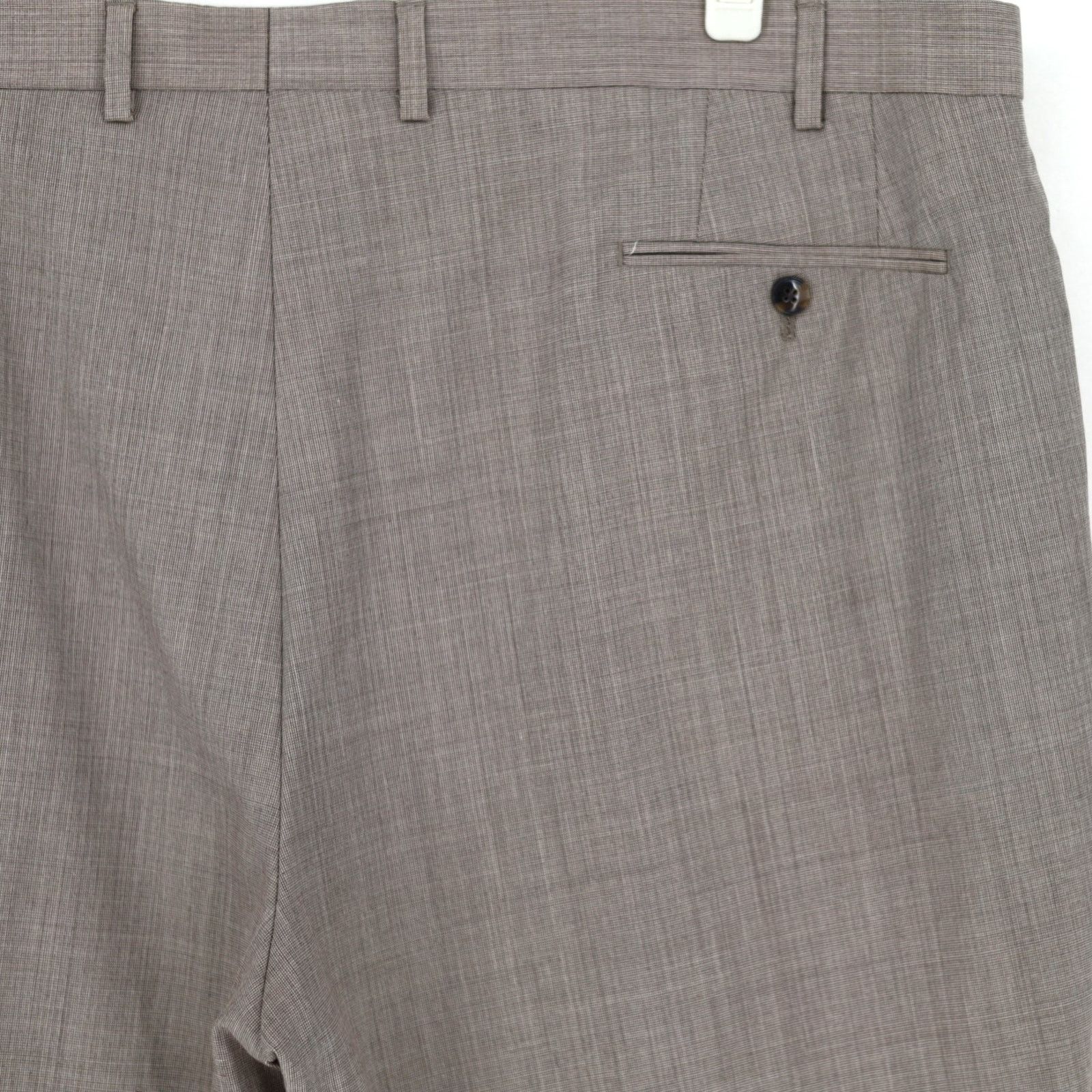 Michael Kors Michael Kors Men's Tan Solid Wool Suit Pants Size 44W 32L Size US 44 / EU 60 - 5 Thumbnail