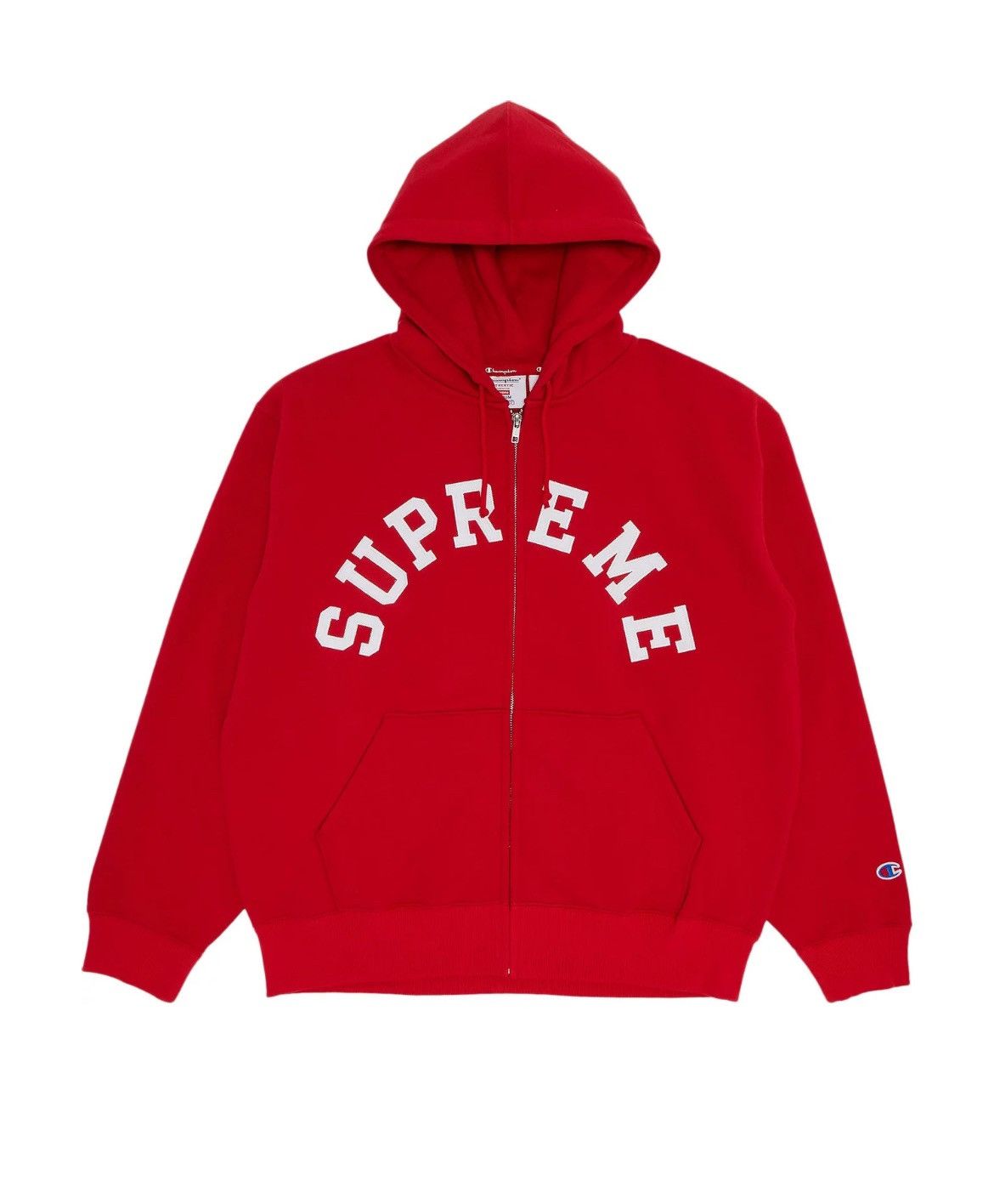 Champion Supreme Supreme champion red zip up arch logo Grailed