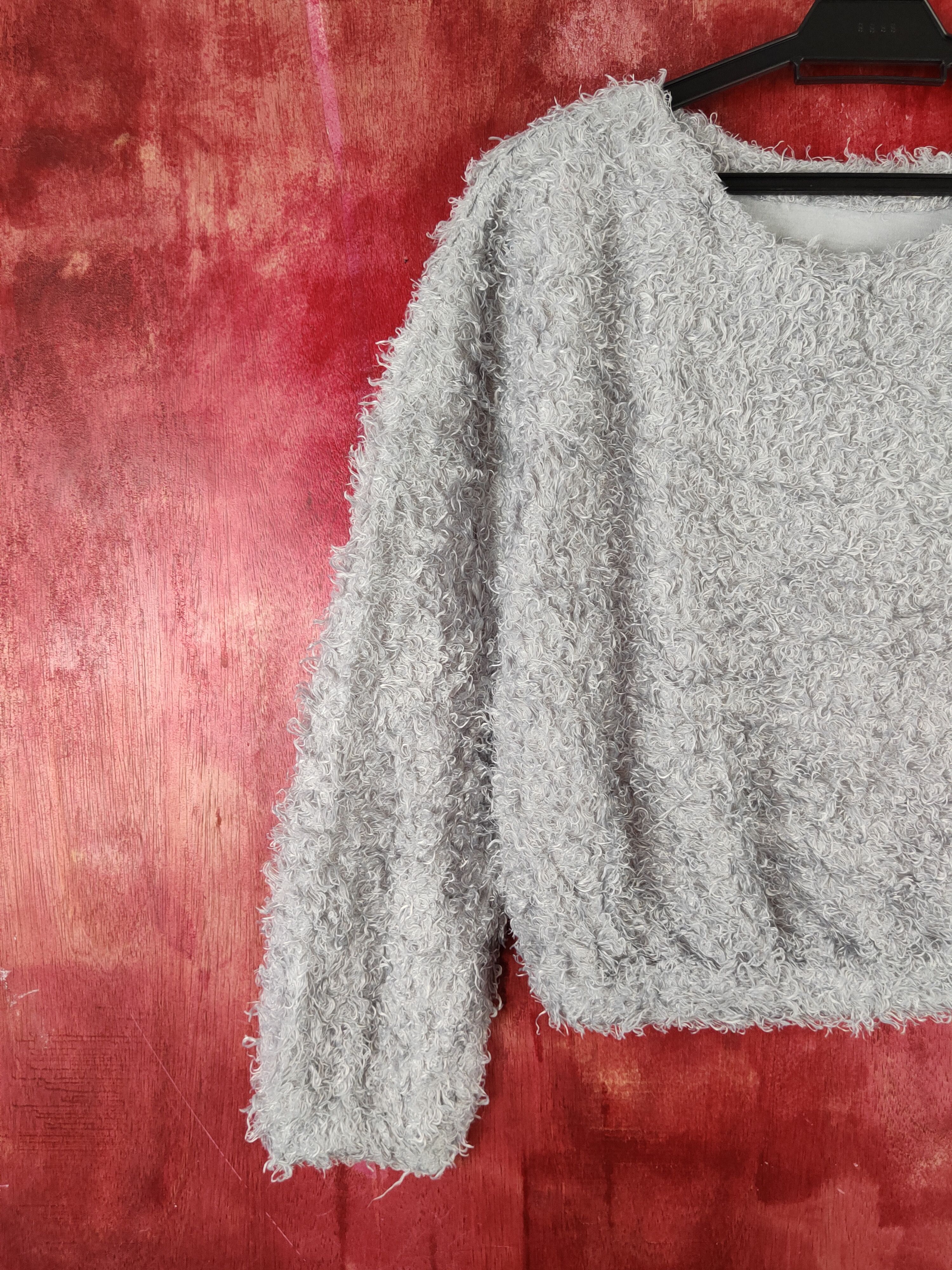 Japanese Brand × Vintage Vassafull Gray Fur Mohair Knitwear (Vintage 💥) Size M / US 6-8 / IT 42-44 - 3 Thumbnail