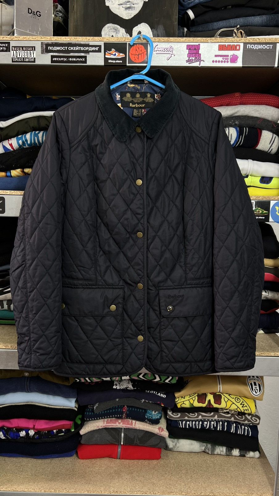 Barbour Barbour International Women’s Saddleworth Quilted Jacket Size M / US 6-8 / IT 42-44 - 1 Thumbnail