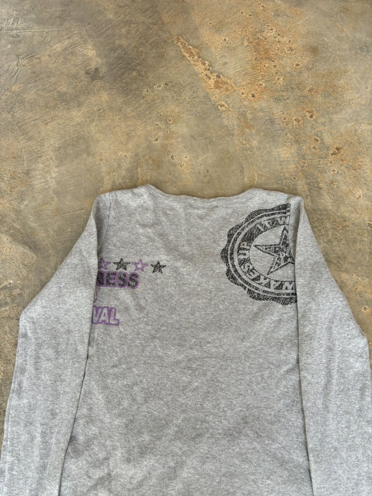 Hysteric Glamour × Japanese Brand Y2k MKR Overworked 86 Womens style Longsleeve Size M / US 6-8 / IT 42-44 - 4 Thumbnail