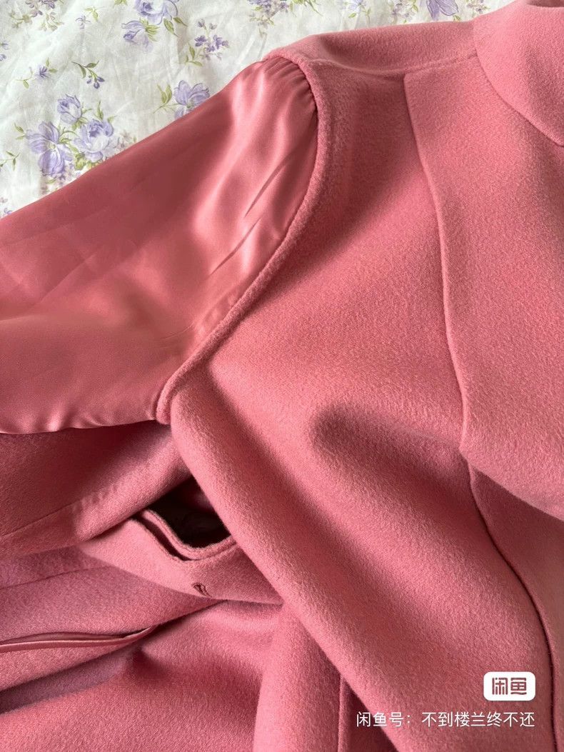 Loro Piana LORO PIANA Chrysanthemum pink double-faced cashmere coat Size M / US 6-8 / IT 42-44 - 6 Thumbnail