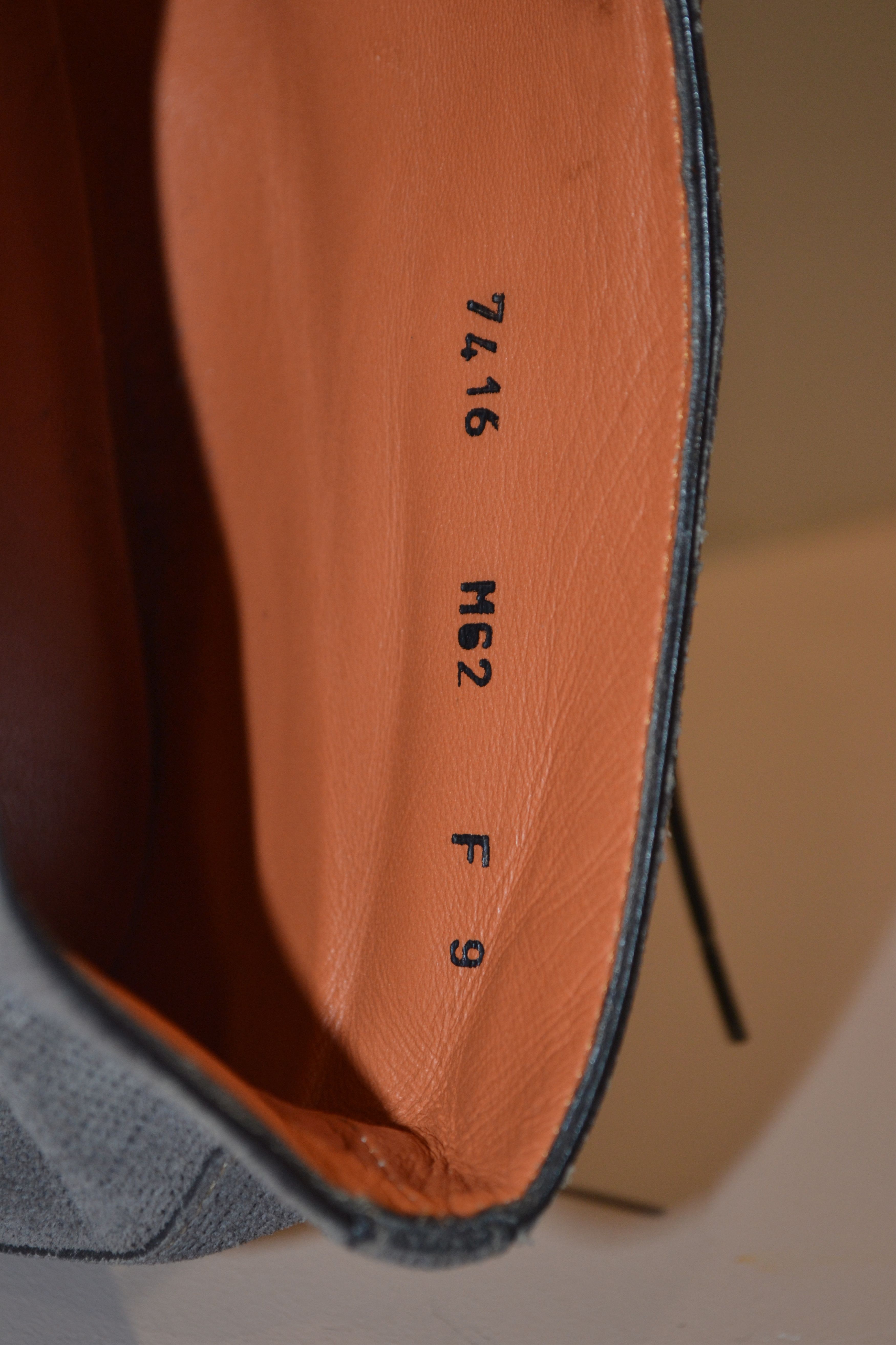Santoni Santoni for oger Grey Chukka-Style Leather Shoes Size US 11 / EU 44 - 7 Thumbnail