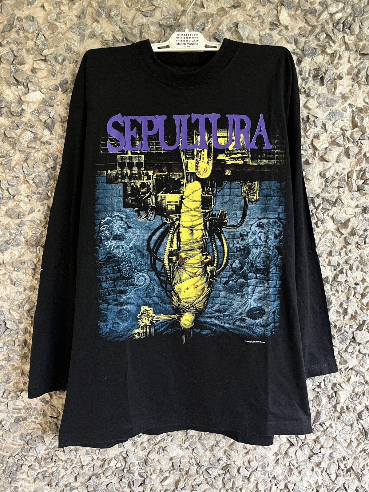 Band Tees × Vintage Sepultura Shirt 1993 Death Metal Tour Tee Vintage Band Tees Size US XL / EU 56 / 4 - 1 Thumbnail