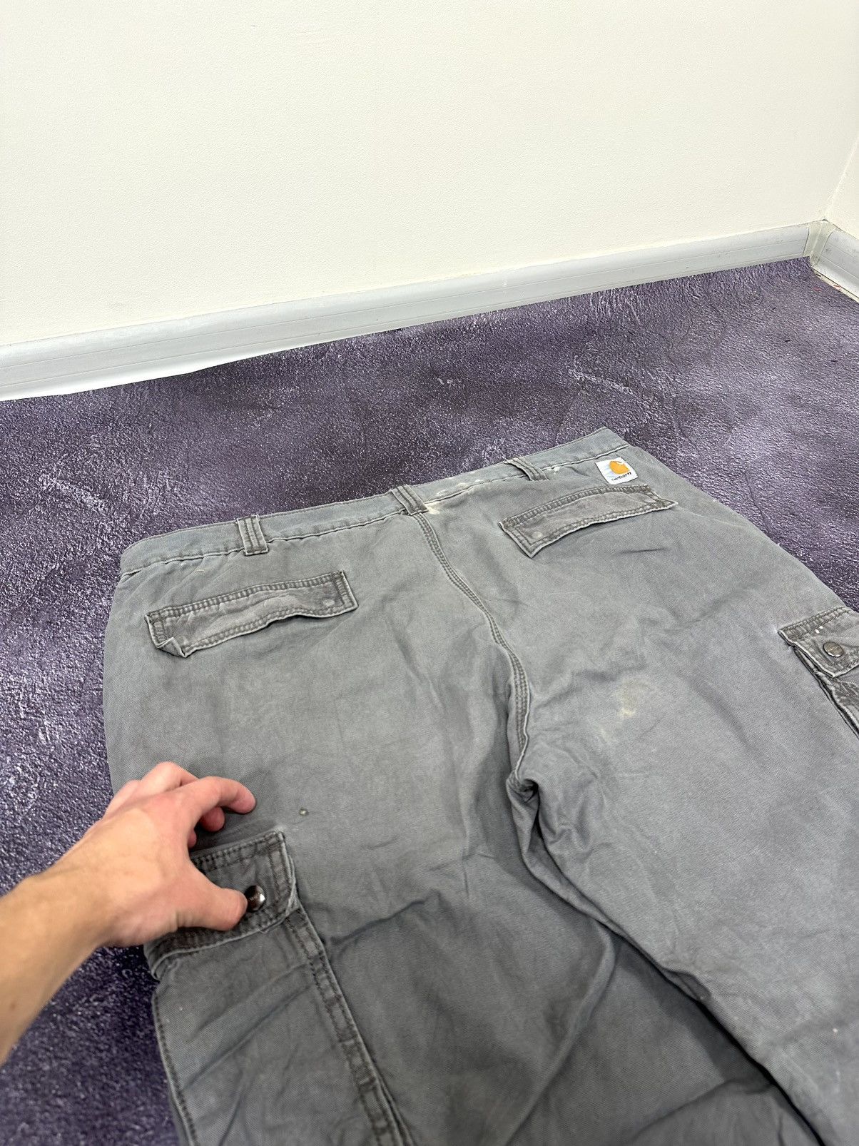 Carhartt Vintage Carhartt Distressed Baggy Cargo USA Opium Work Pants Size US 40 / EU 56 - 4 Thumbnail