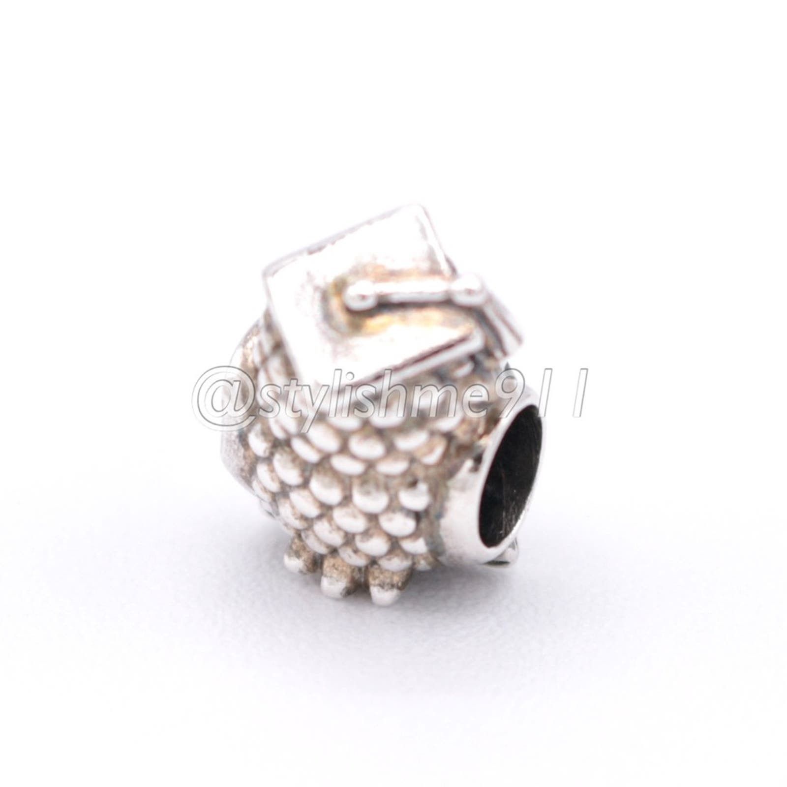 pandora Authentic Pandora Graduate Owl Charm with Blue Crystal Eyes Size ONE SIZE - 10 Thumbnail