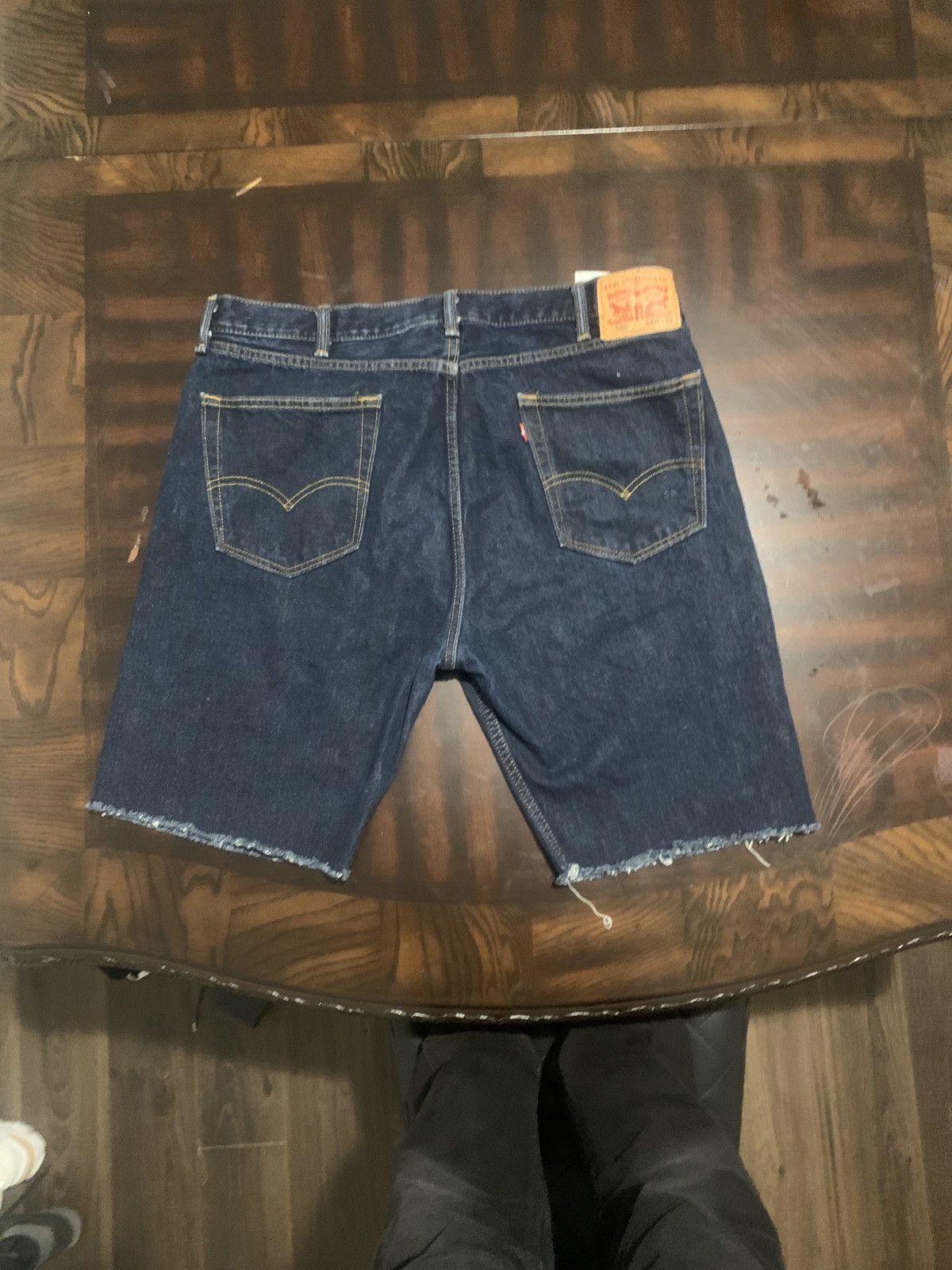 Levi's × Vintage Cropped Baggy Levi’s Denim Shorts Size US 40 / EU 56 - 7 Thumbnail