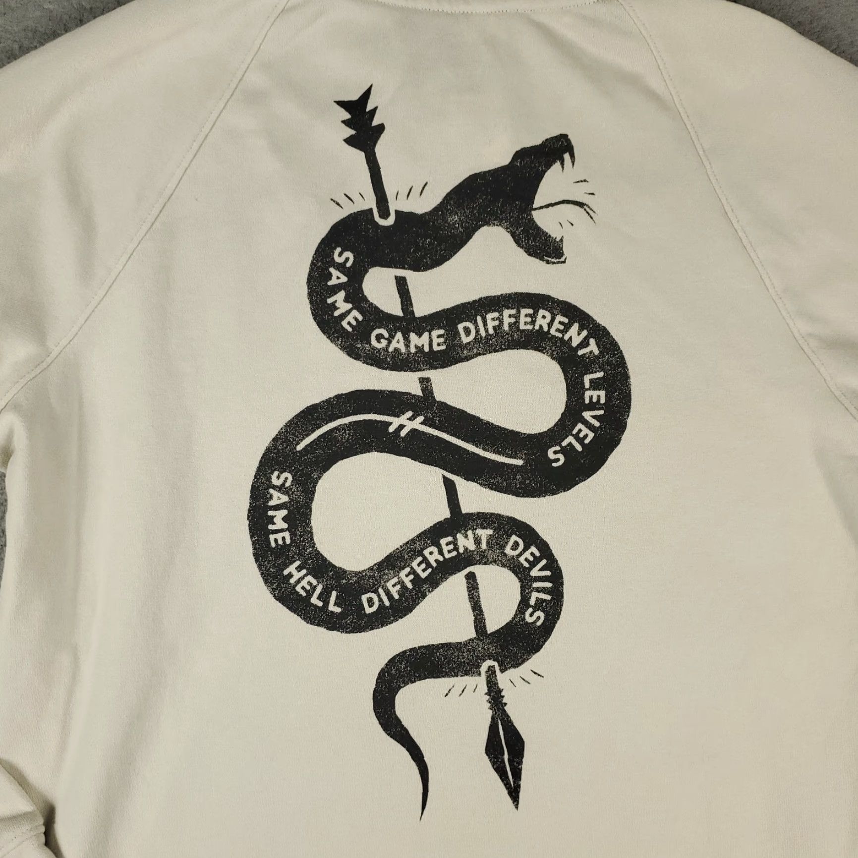 Y/Project Project Rock Hoodie Mens M Beige Pullover Mock Neck Logo Pocket All Seasons Sports, Outdoor, Modern Mens Size US M / EU 48-50 / 2 - 5 Thumbnail