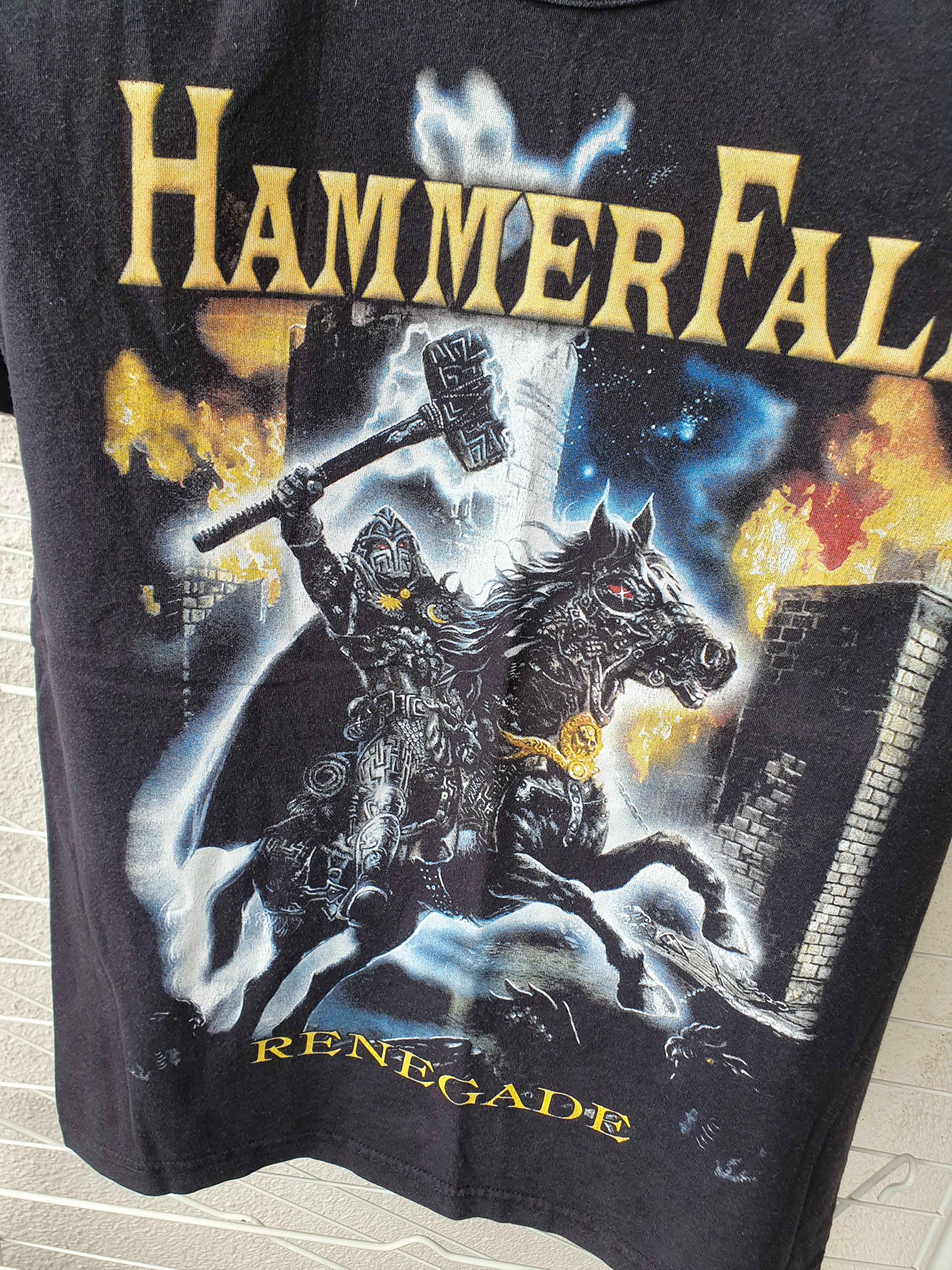 Band Tees × Vintage Hammer Fall Renegade Vintage Double Sided t-shirt sz M Size US M / EU 48-50 / 2 - 7 Thumbnail