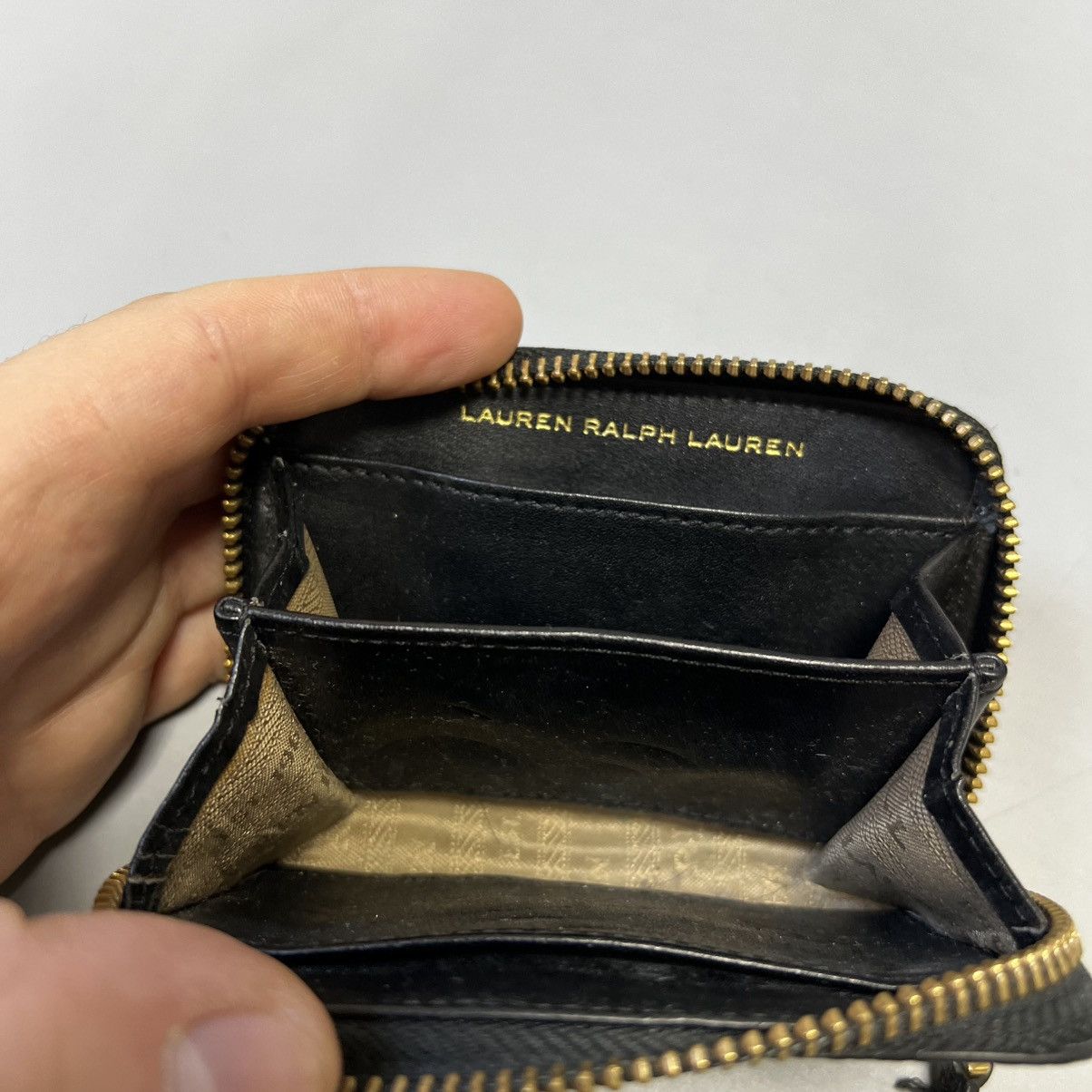 Ralph Lauren Ralph Lauren Leather Wallet Black Size ONE SIZE - 18 Thumbnail