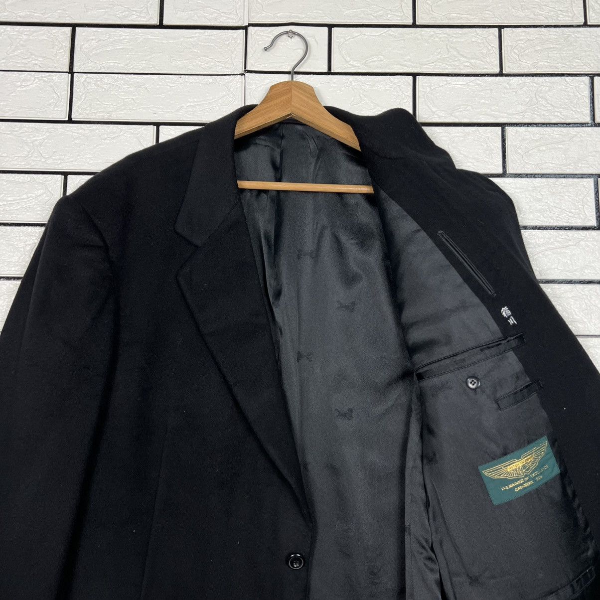 Other ASTON MARTIN Cashmere Tailored Suit Jacket Blazer #4124-C187 Size 50R - 9 Thumbnail