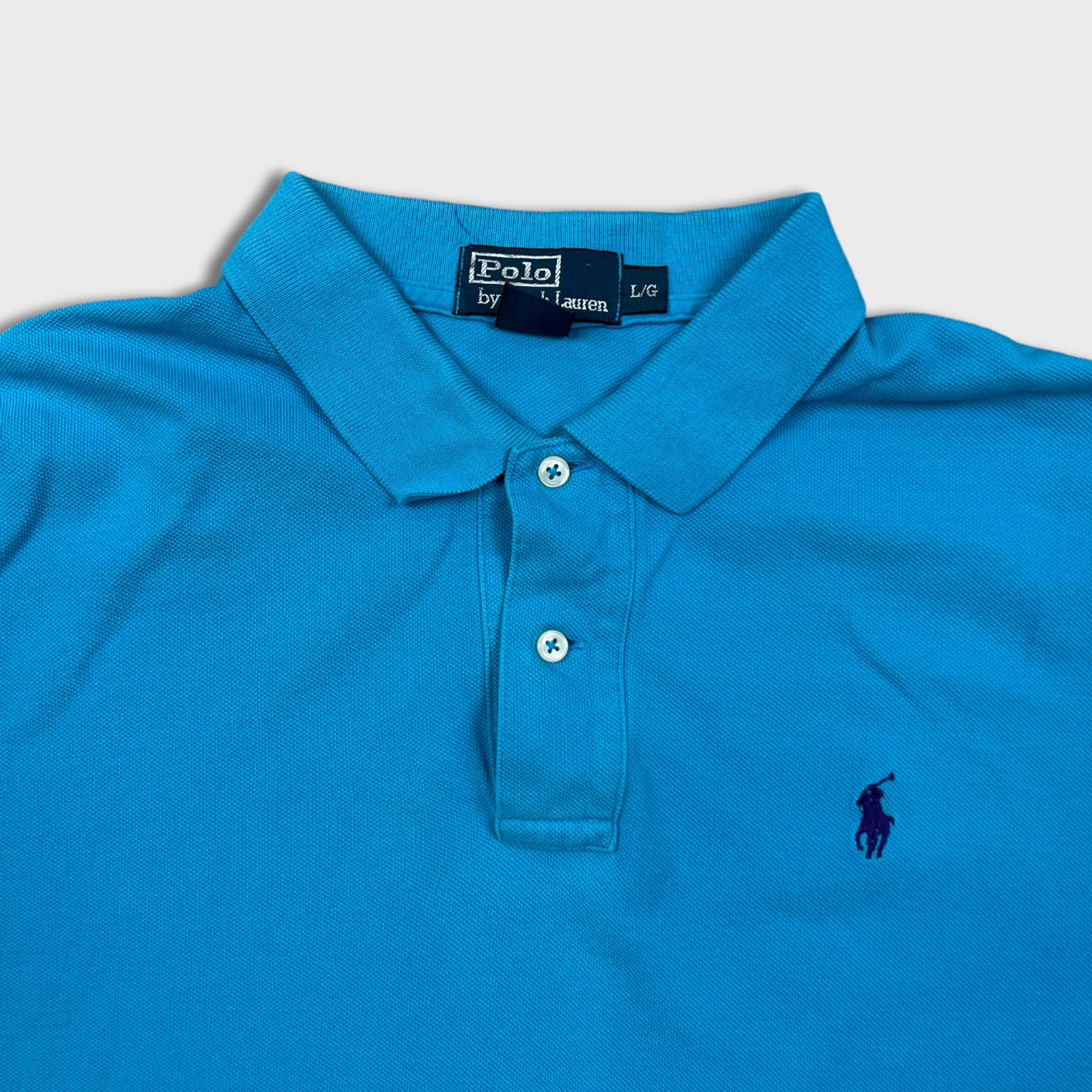 Polo Ralph Lauren × Ralph Lauren × Vintage VTG 90s Polo Ralph Lauren Large Pony Cotton Preppy Casual Size US L / EU 52-54 / 3 - 2 Thumbnail