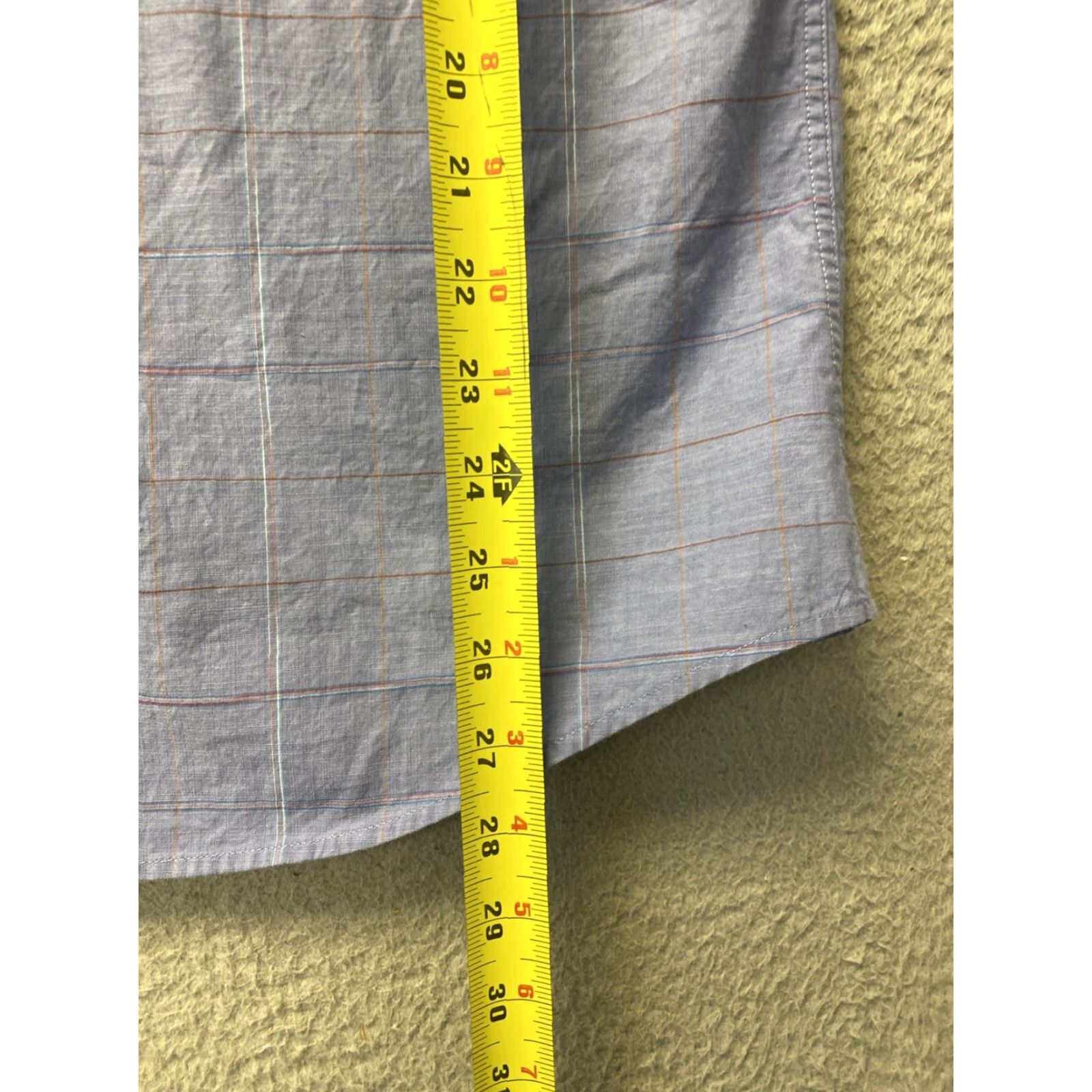Original Penguin VINTAGE Original Penguin Cotton Shirt Mens Medium Blue Plaid Casual Dresswear Size US M / EU 48-50 / 2 - 7 Thumbnail