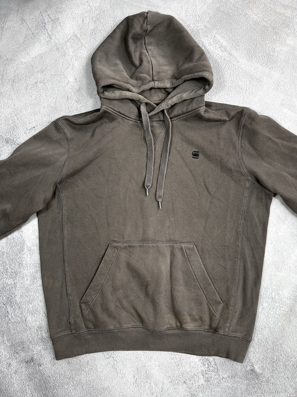 G-Star × Vintage Vintage Y2K G Star faded hoodie streetwear size L Size US L / EU 52-54 / 3 - 7 Thumbnail