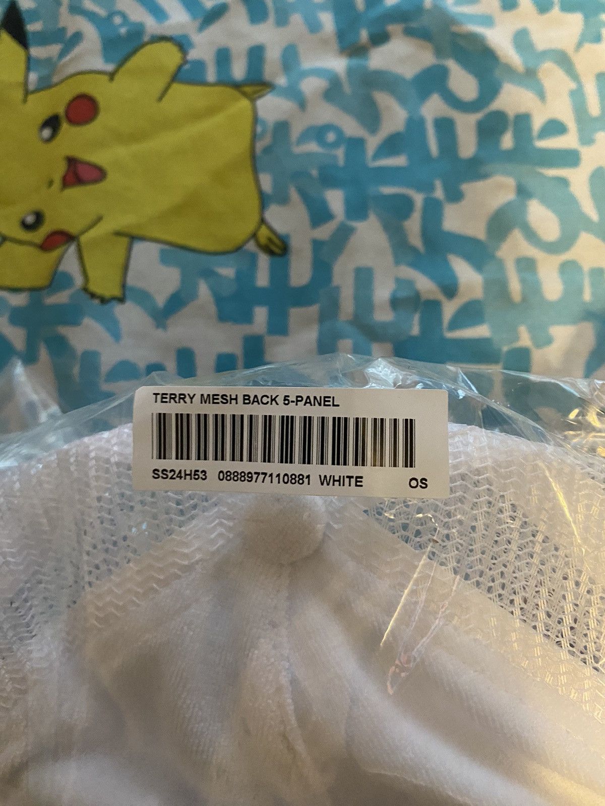 Supreme Supreme Terry Mesh Back 5 Panel White SS24 Size ONE SIZE - 5 Thumbnail