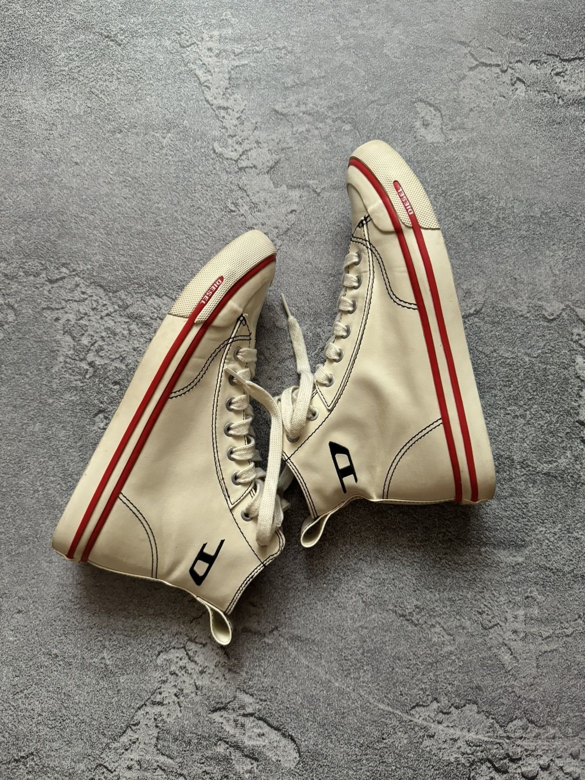 Diesel Diesel US8.5 EUR39 S-ATHOS MID W high top sneaker shoes y2k Size US 8.5 / IT 38.5 - 6 Thumbnail