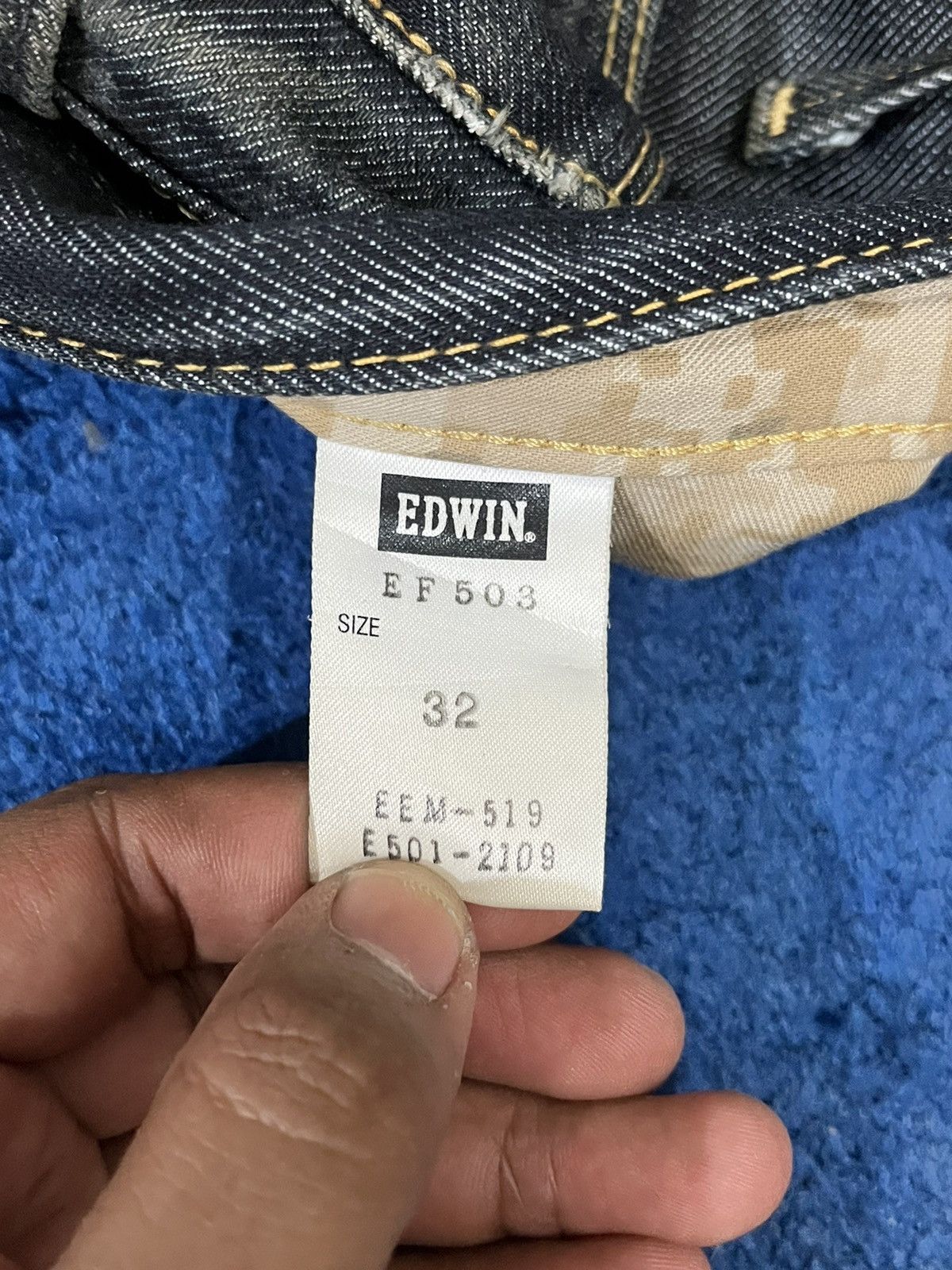 Edwin Vintage Edwin E-Function Curvy Denim Size US 34 / EU 50 - 15 Thumbnail