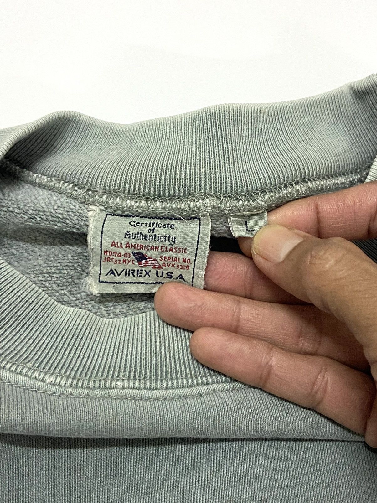 Avirex VINTAGE AVIREX "U.S.N." CREW NECK SWEATSHIRT Size US L / EU 52-54 / 3 - 13 Thumbnail