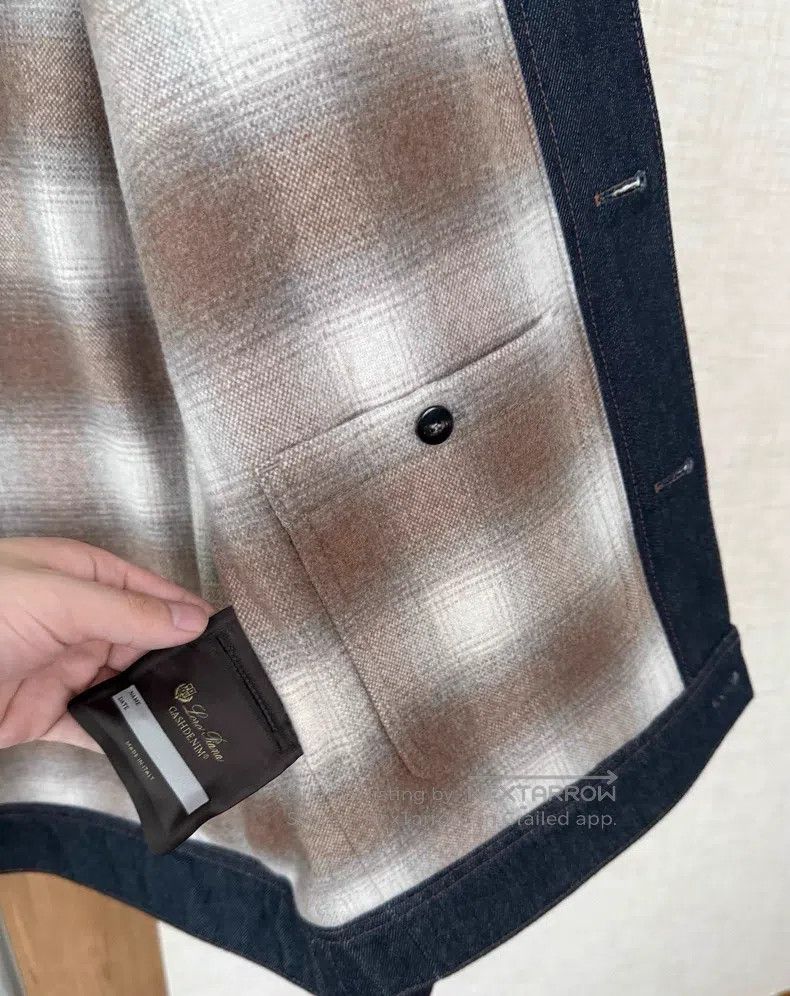 Loro Piana Loro Piana Cashmere Denim Jacket Size US L / EU 52-54 / 3 - 5 Thumbnail