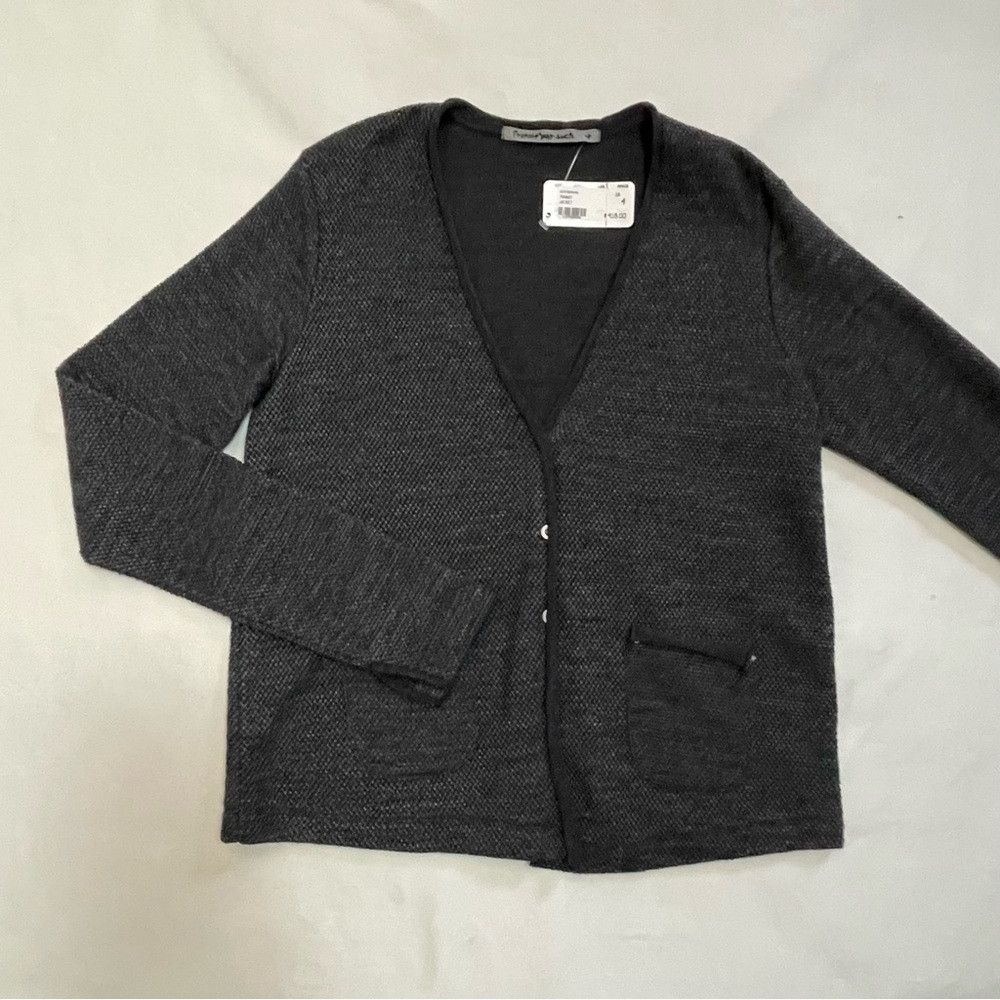 Transit NWT New $418 Transit Par-Such Wool Knit Jacket Cardigan Siz Size L / US 10 / IT 46 - 5 Thumbnail