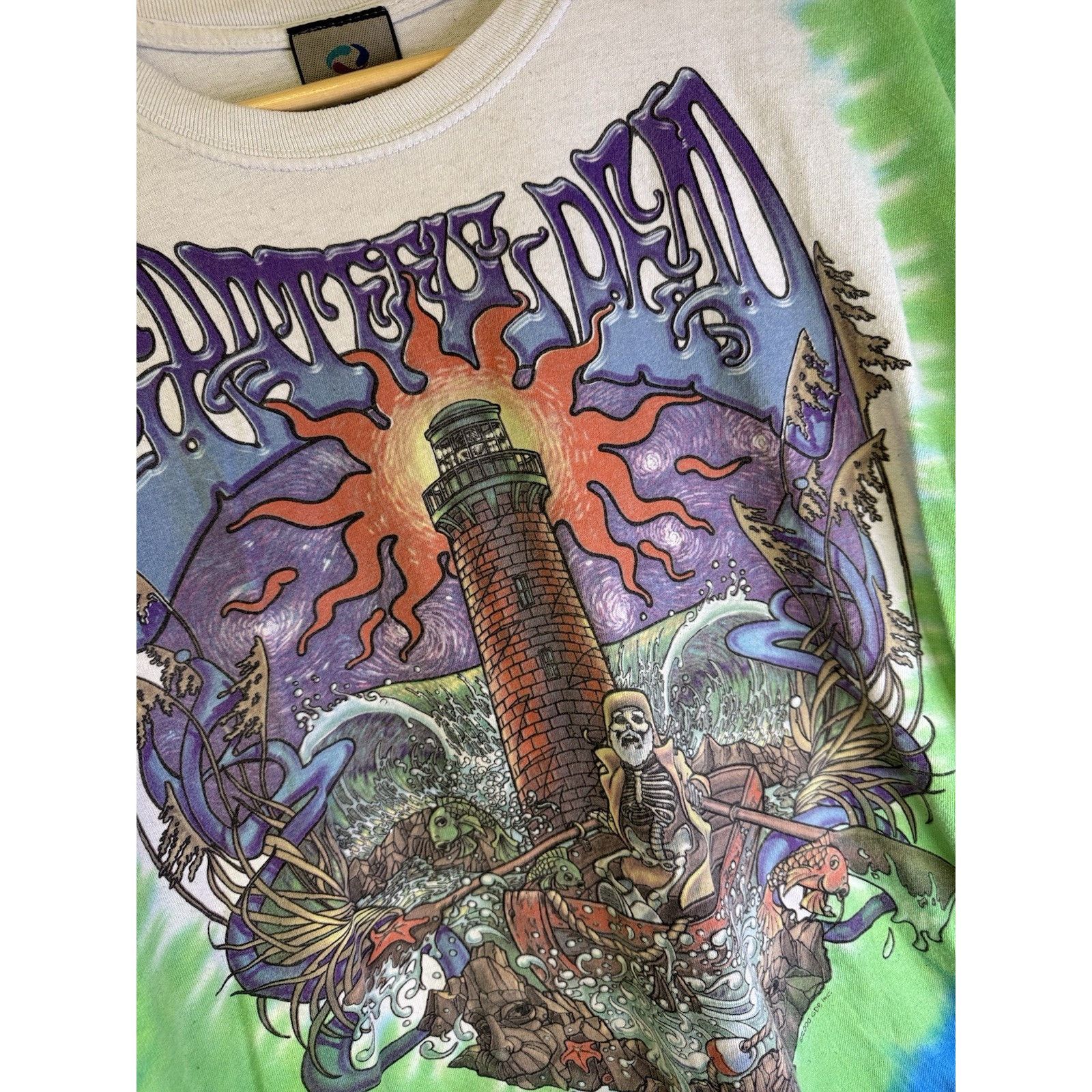 Liquid Blue Vintage Grateful Dead Tie Dye Long Sleeve Shirt XL Graphic Size US XL / EU 56 / 4 - 2 Thumbnail