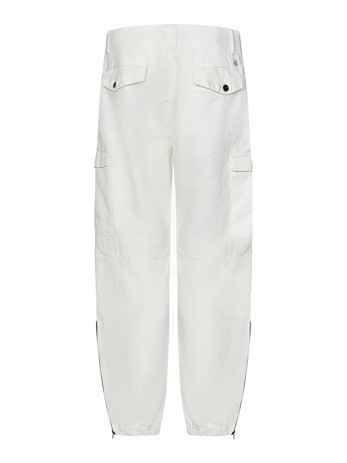 C.P. Company o1y1224 Cargo Pant in White Size US 30 / EU 46 - 2 Thumbnail