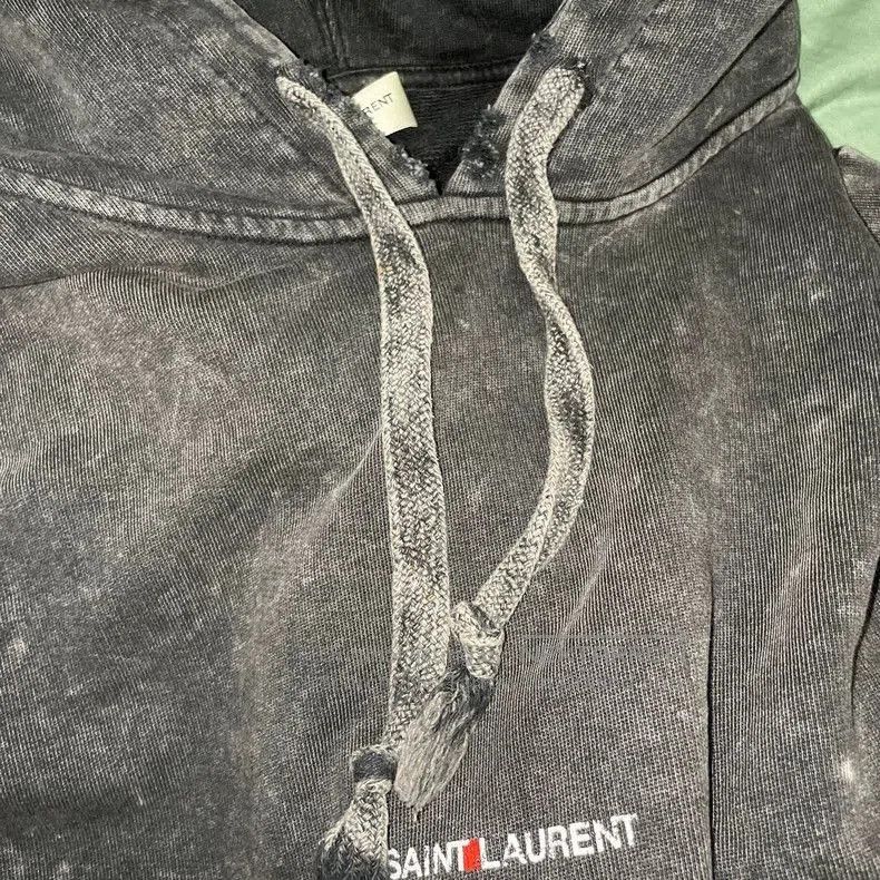 Saint Laurent Paris Saint Laurent Hooded Sweatshirt. Size US L / EU 52-54 / 3 - 3 Thumbnail