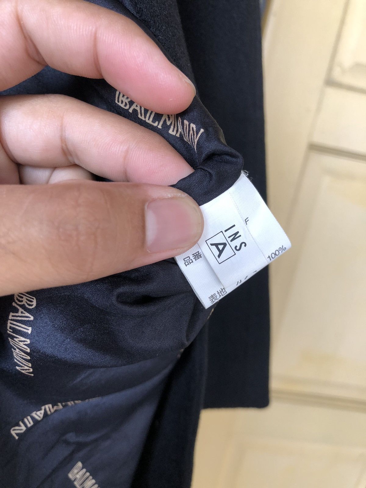 Balmain Authentic🔥 Balmain Cashmere Wool Long Coat Black Size L / US 10 / IT 46 - 12 Thumbnail