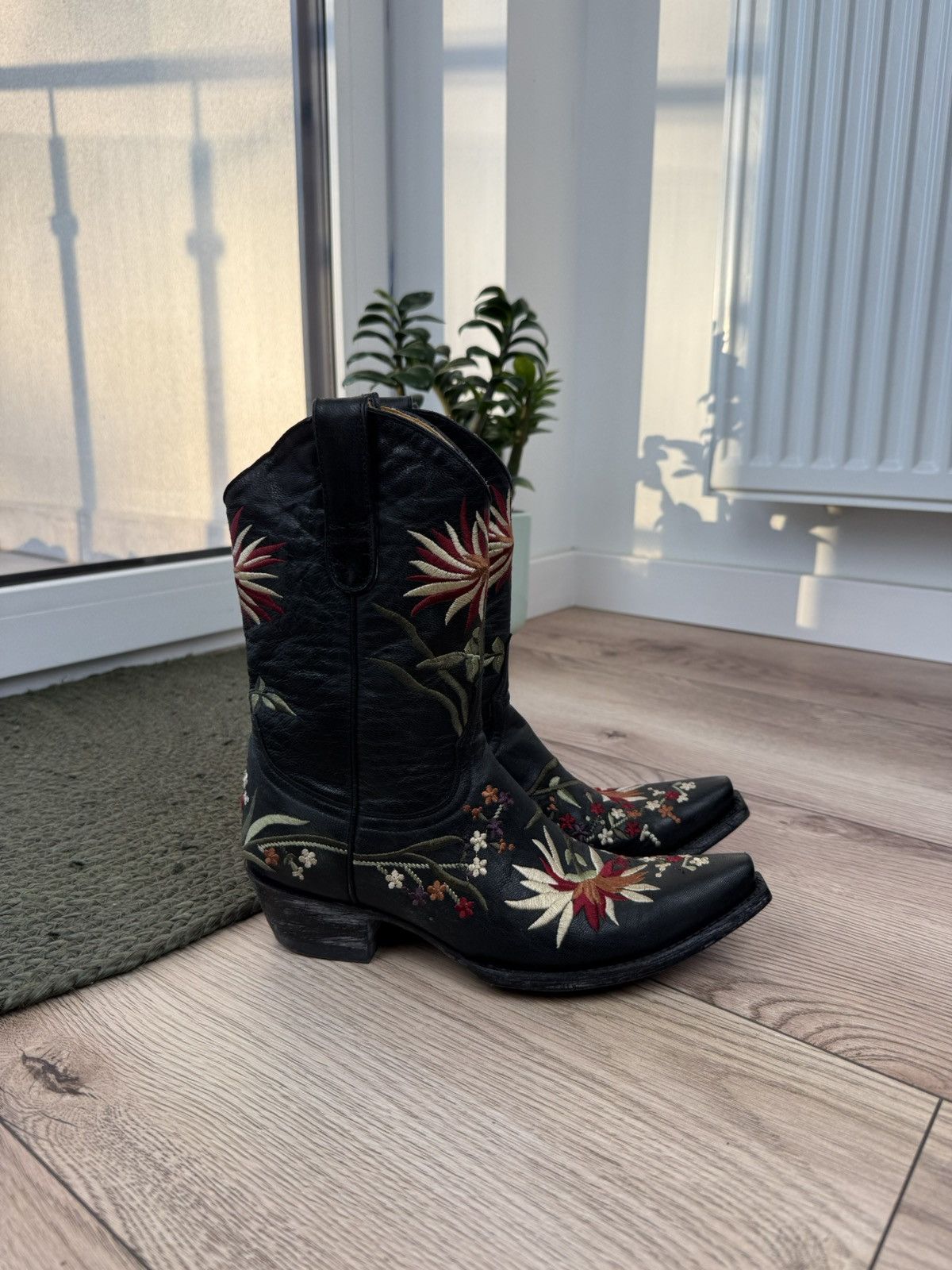 Cowboy Equipment × Mexicana × Vintage Grinders Mexican Leather Cowboy Boots Size US 5 / EU 37 - 1 Thumbnail