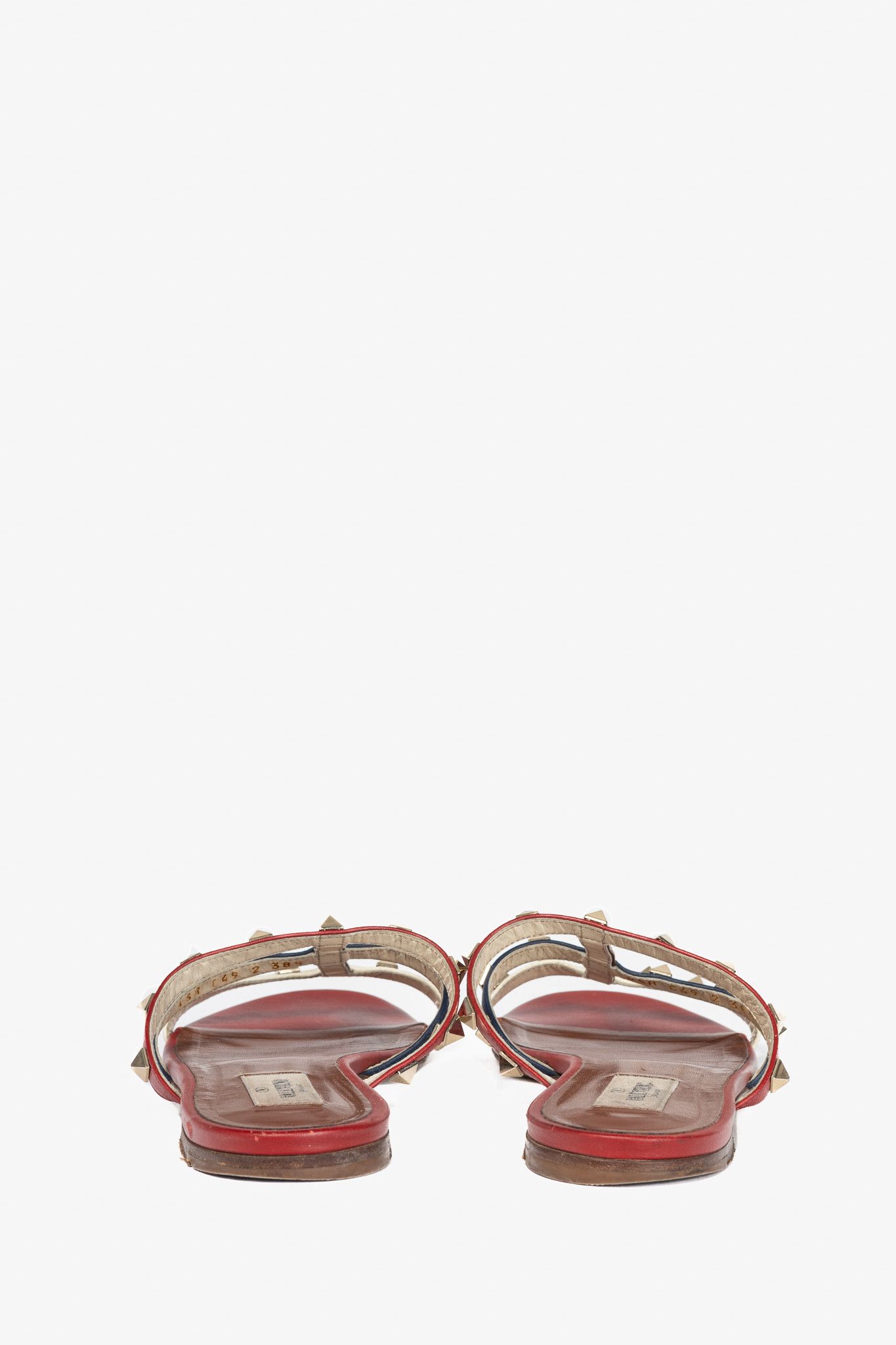 Valentino Valentino Garavani Rockstud Flat Mule Sandals Size US 8 / IT 38 - 4 Thumbnail