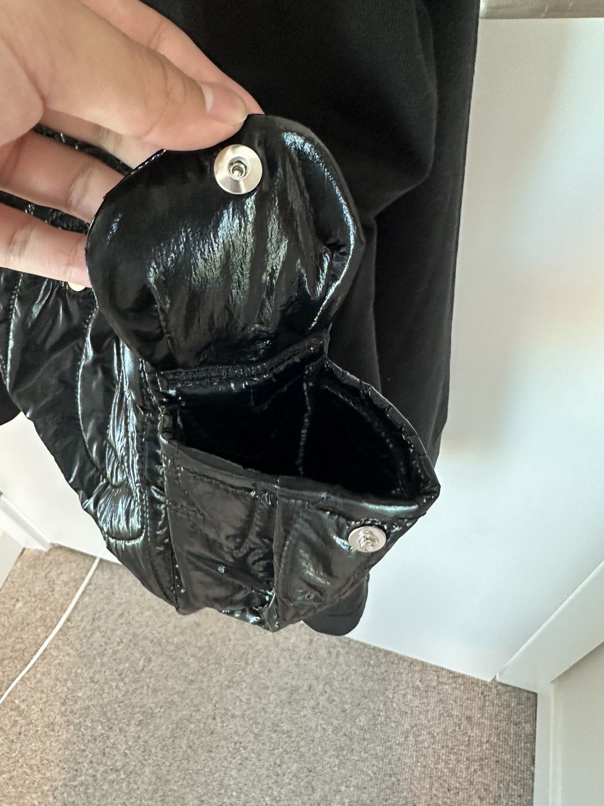WE11DONE Black pocket sweatshirt Size US M / EU 48-50 / 2 - 5 Thumbnail