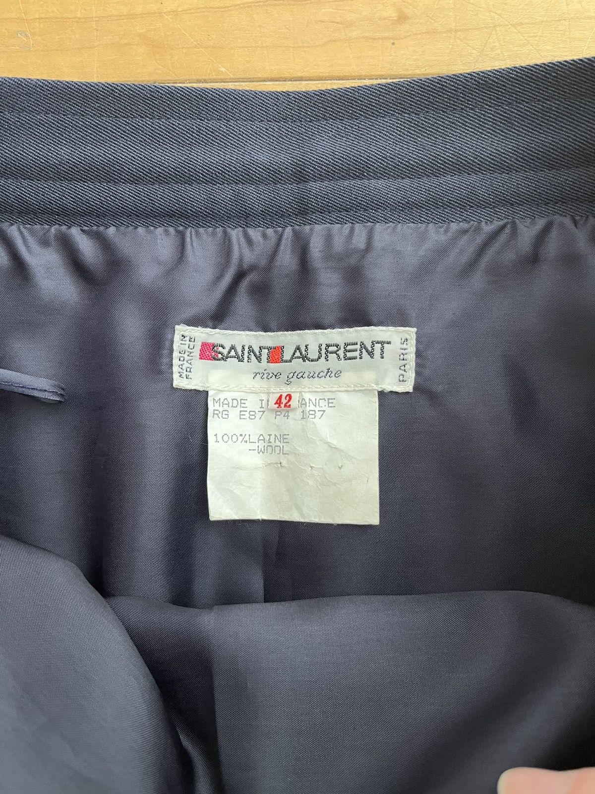 Yves Saint Laurent Saint Laurent Rive Gauche 1994 Pencil Skirt Size 30" / US 8 / IT 44 - 3 Thumbnail