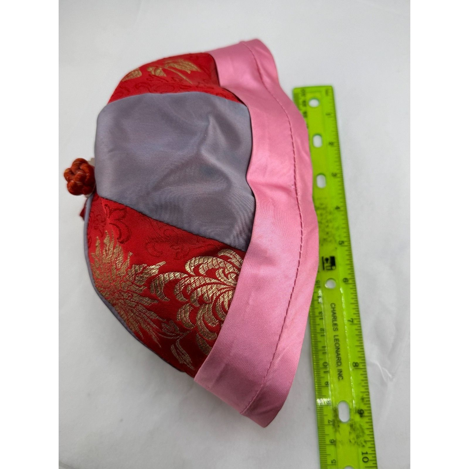 Other Vintage Chinese Skull Cap Pink Red Tassel Beanie Hat Size ONE SIZE - 7 Thumbnail