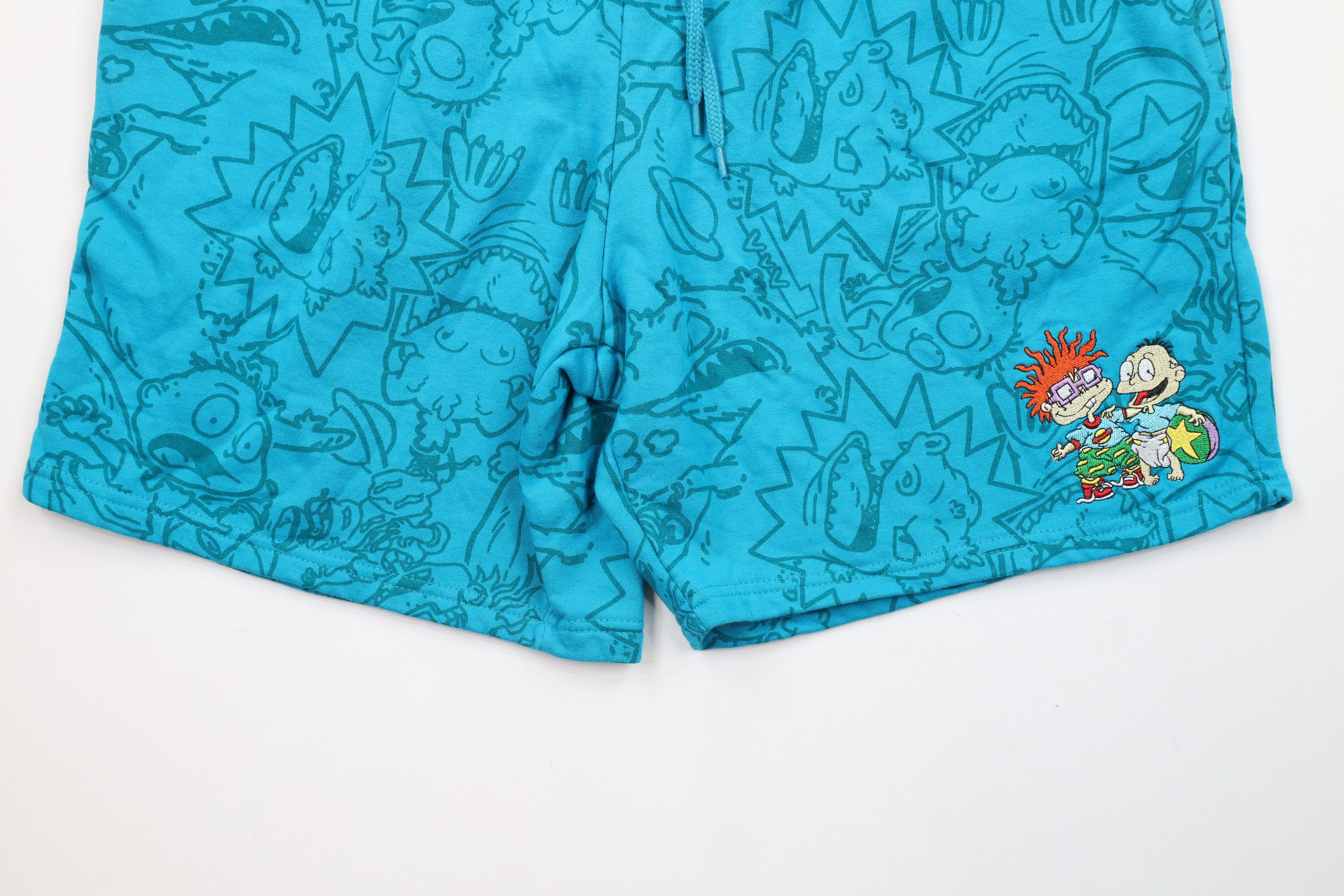Vintage Vintage Nickelodeon Print Rugrats Sweatpants Shorts Blue Size US 36 / EU 52 - 4 Thumbnail