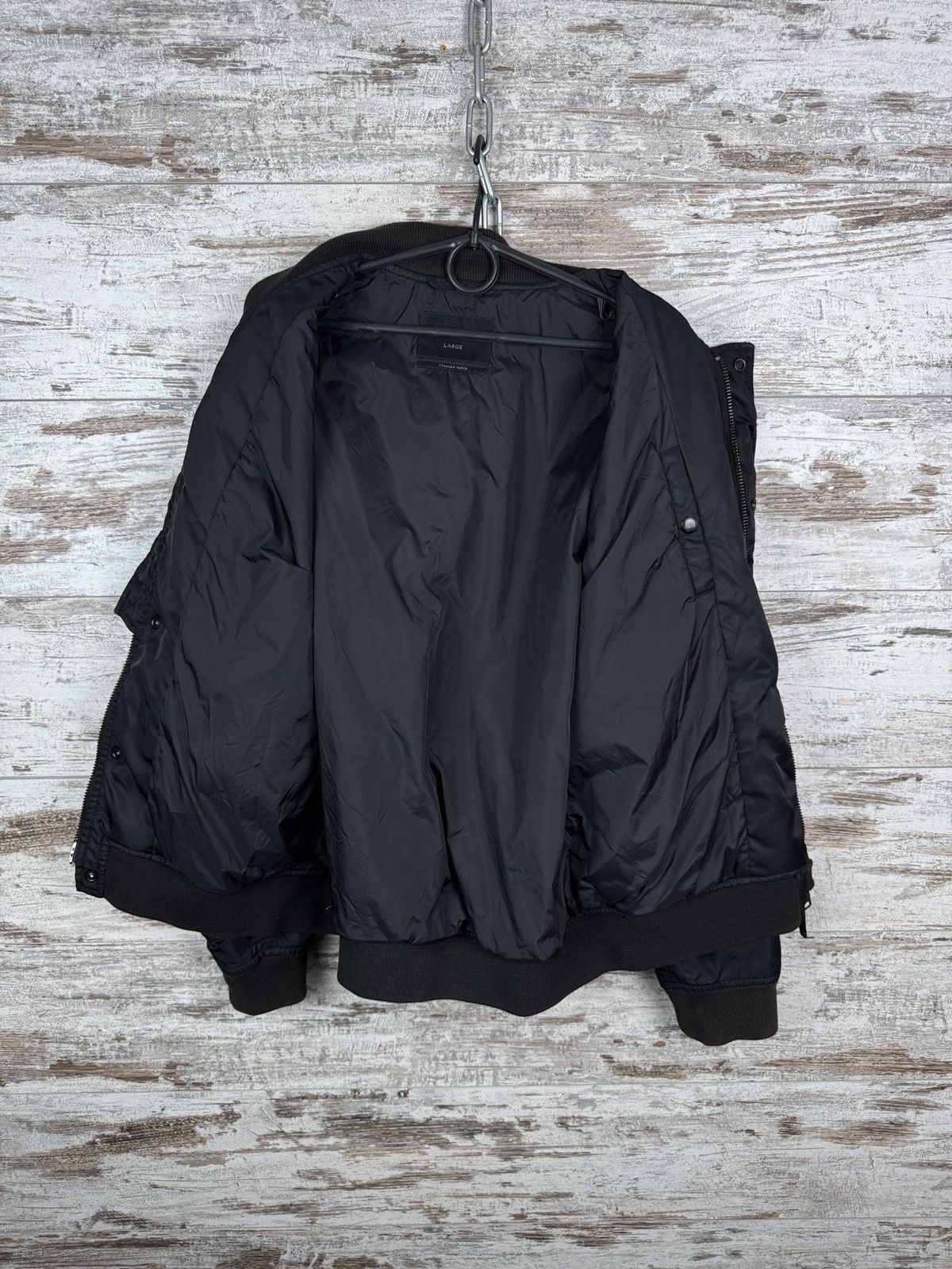 Allsaints Mens Vintage AllSaints kitson bomber nylon jacket Japanese Size US L / EU 52-54 / 3 - 12 Thumbnail