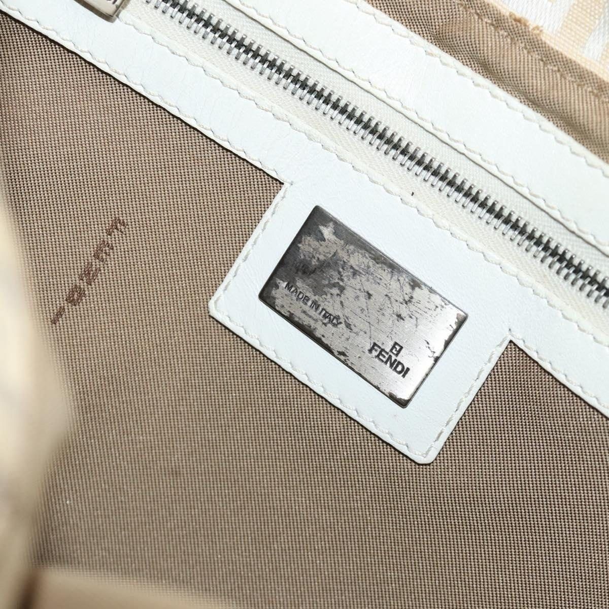 Fendi Fendi Zucchino Mamma Baguette Shoulder Bag White Size ONE SIZE - 6 Thumbnail