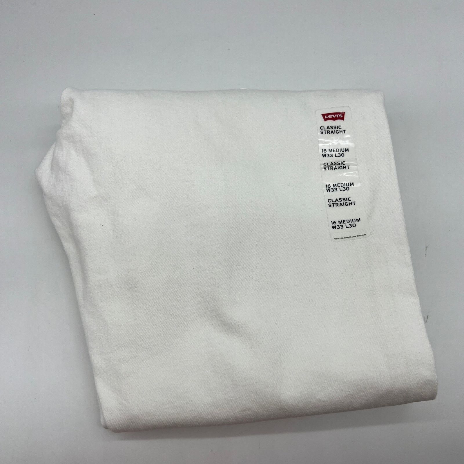 Levi's Levi's Women's Classic Straight Jeans White 16 Size 33" - 4 Thumbnail