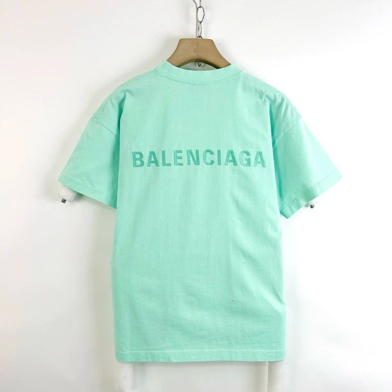 Balenciaga Balenciaga Mint green front and back embroidered monogram Size XS / US 0-2 / IT 36-38 - 3 Thumbnail