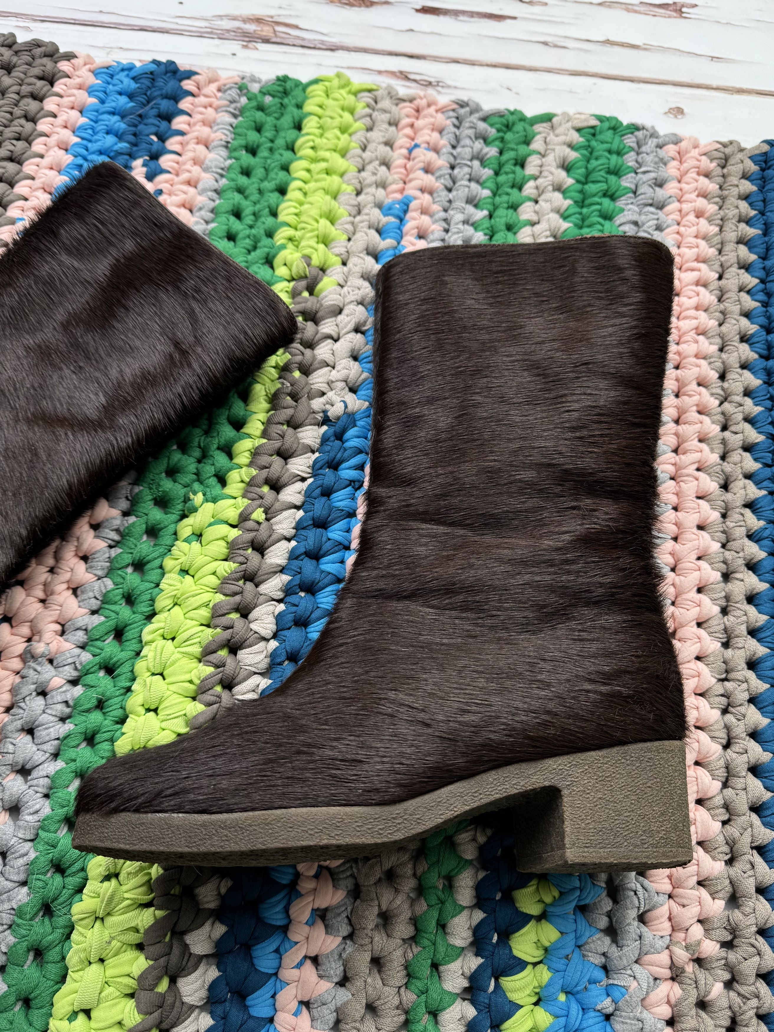 Hysteric Glamour Vintage Real Fur Boots (D15) Size US 7 / IT 37 - 3 Thumbnail