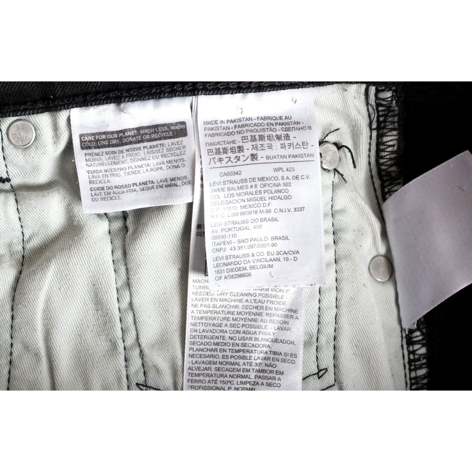 Levi's Levi's 512 Slim Tapered Stretch Jeans Men Size W31 L30 Grey Dark Size US 31 - 6 Thumbnail
