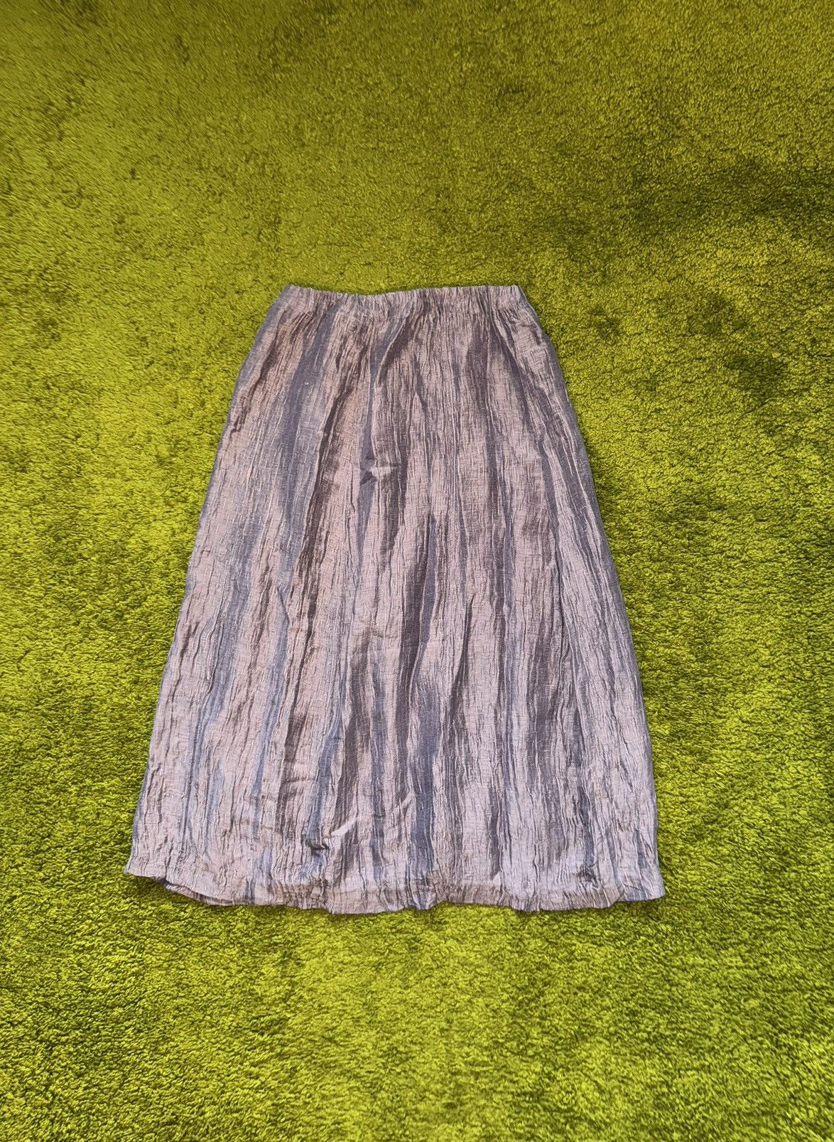 Hysteric Glamour × If Six Was Nine Grizas avant garde crinkle plisse maxi skirt Size 28" / US 6 / IT 42 - 3 Thumbnail