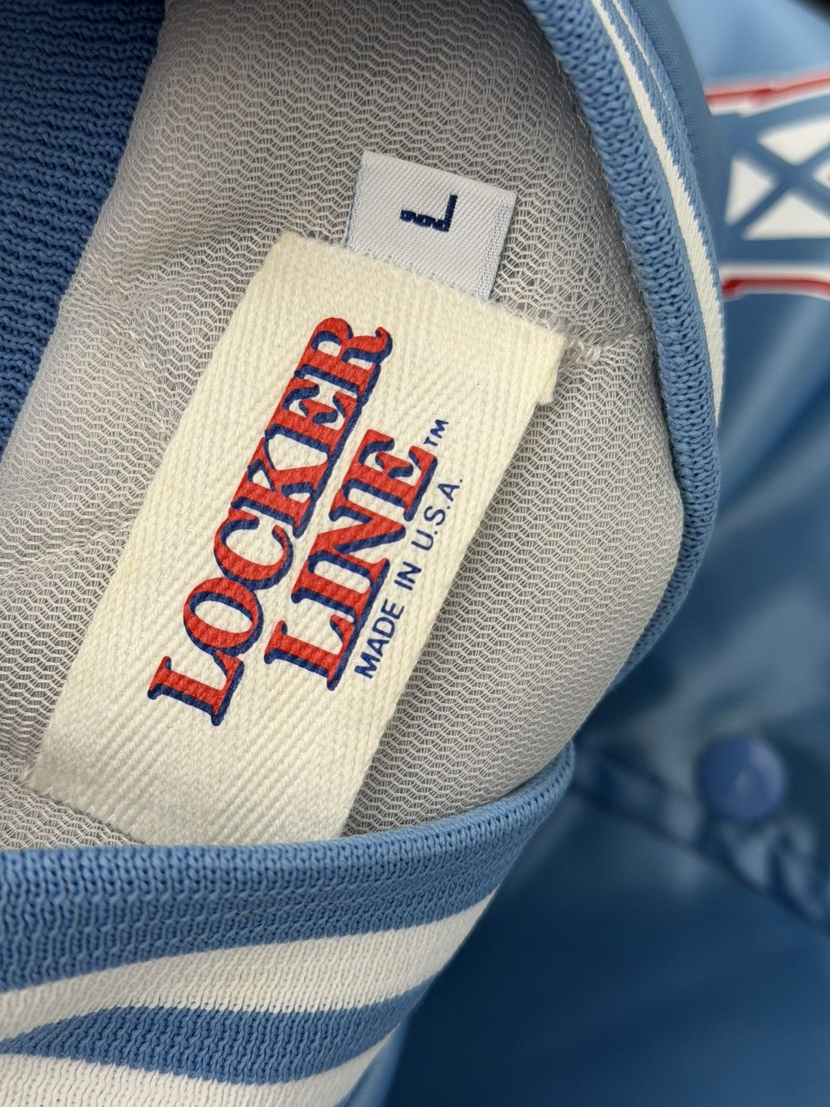 NFL Vintage 80s Houston Oilers Satin Bomber Jacket Locker Line L Size US L / EU 52-54 / 3 - 7 Thumbnail