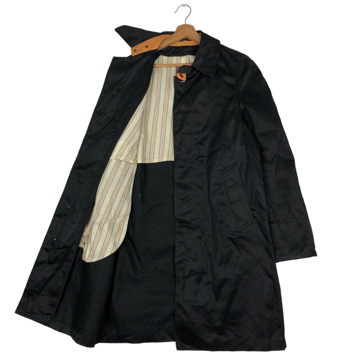ANACHRONORM 🔥LONG JACKET FLY STRIPED LINING RICH BLACK ANACHRONORM Size US M / EU 48-50 / 2 - 11 Thumbnail