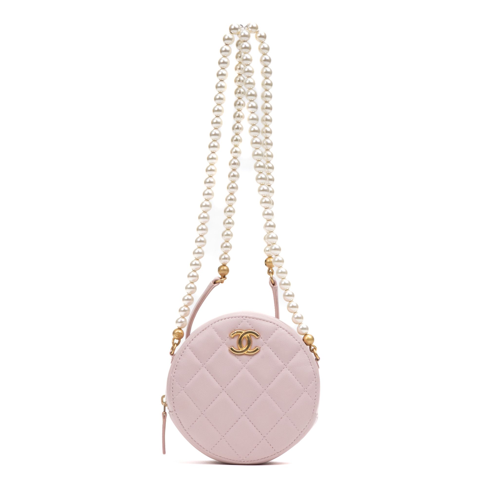 Chanel Ltd. About Pearls Round Chain Clutch Crossbody Mini Size ONE SIZE - 1 Thumbnail