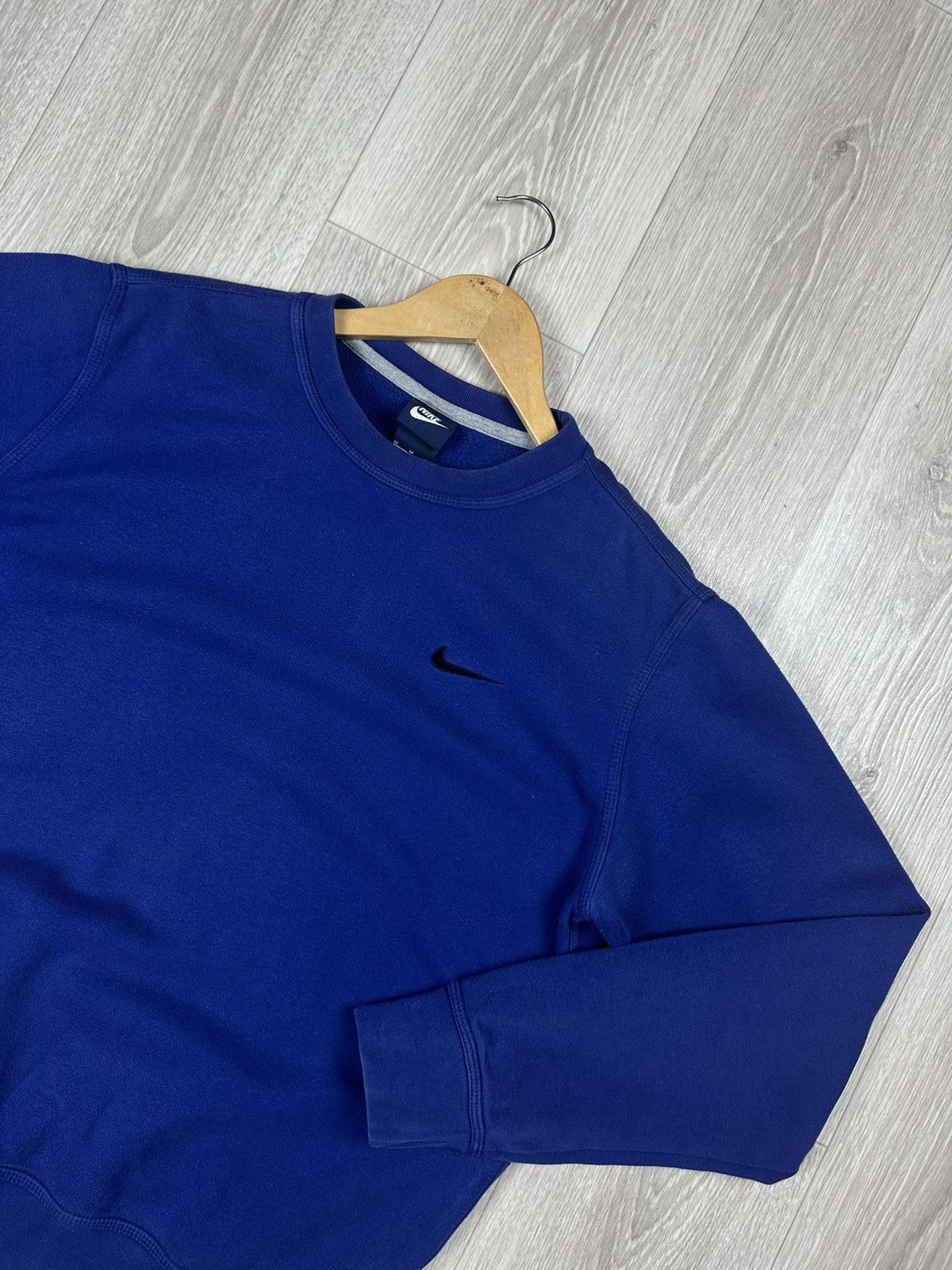 Nike × Vintage Vintage Nike Sweatshirt Small Swoosh Y2K Size US M / EU 48-50 / 2 - 2 Thumbnail