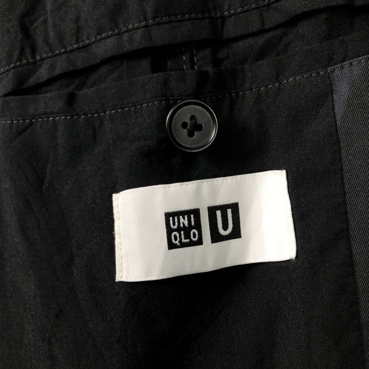 Japanese Brand 🔥RICH BLACK LONG JACKET UNIQLO UNDERCOVER BONDAGE DESIGN Size US M / EU 48-50 / 2 - 18 Thumbnail
