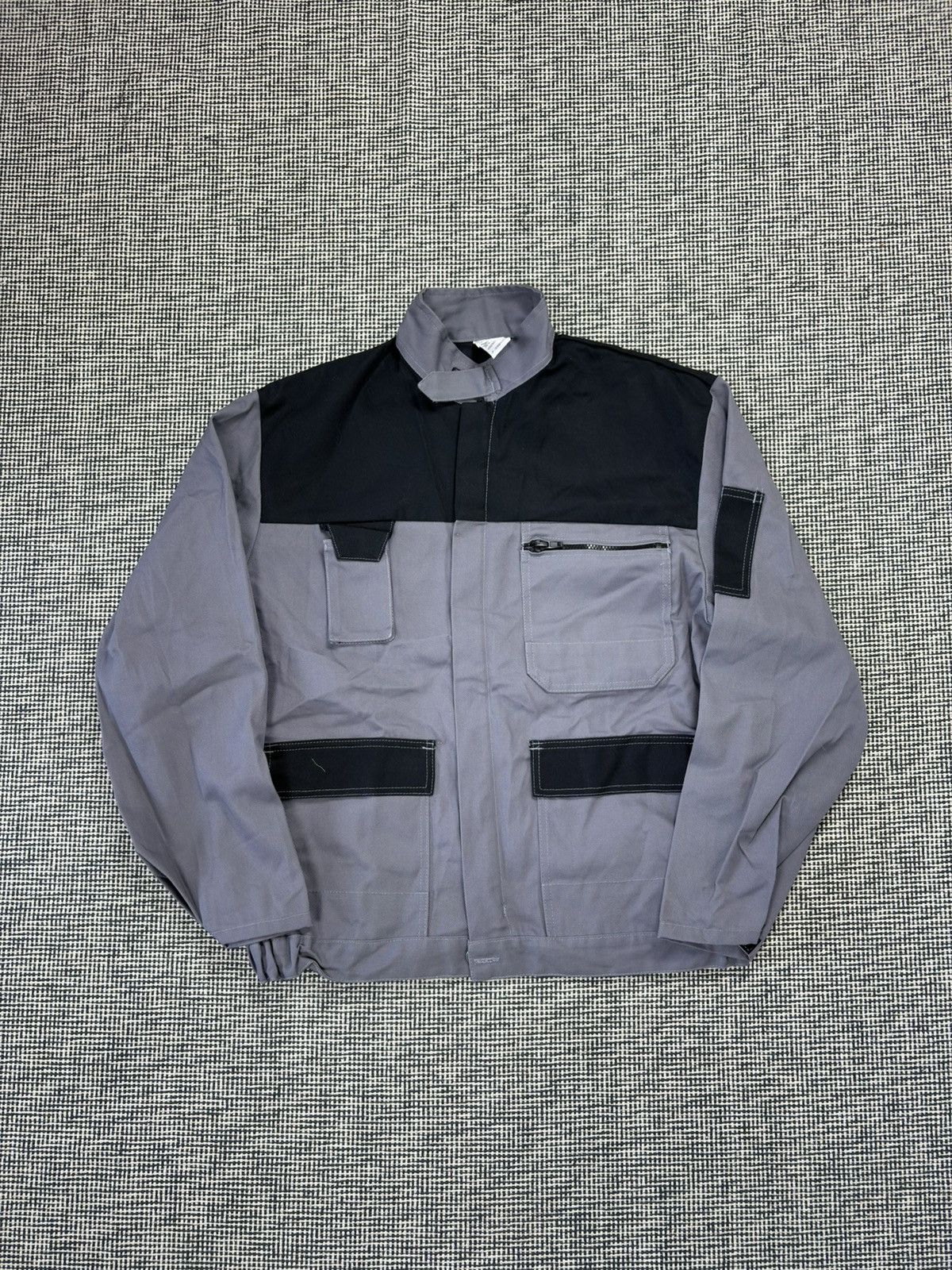 Vintage 80s French worker cargo vintage jacket laboureur style Size US XL / EU 56 / 4 - 1 Thumbnail