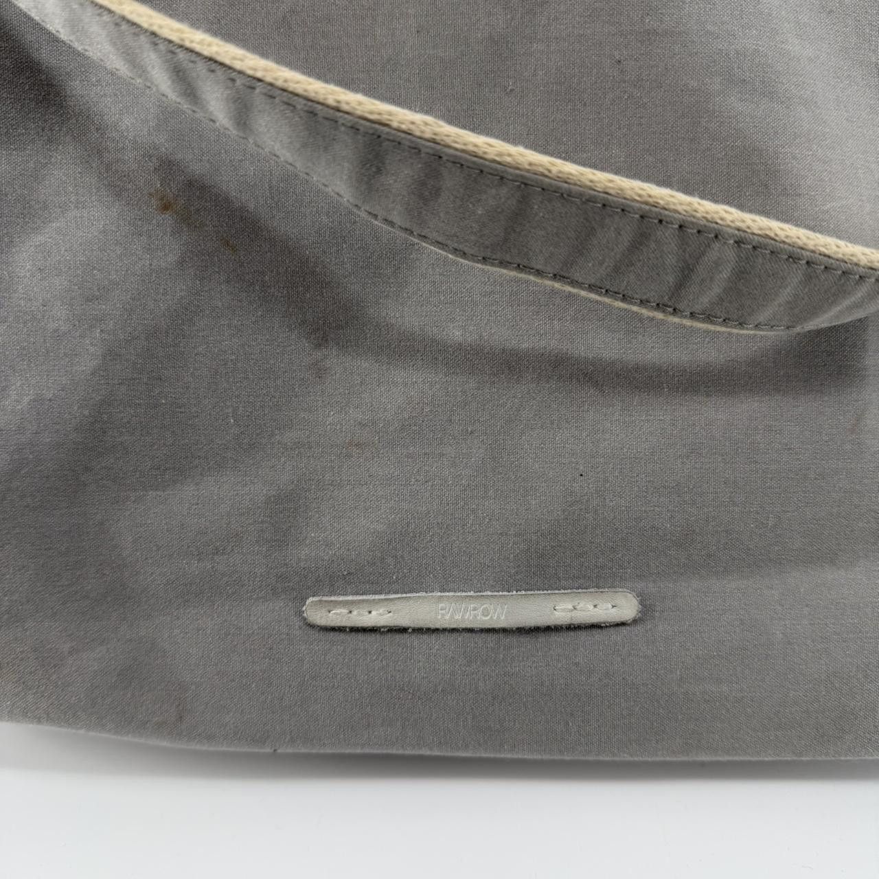 The Unbranded Brand RAWROW R Bag Canvas Tote Bag Gray Crossbody Shoulder Bag Size ONE SIZE - 2 Thumbnail
