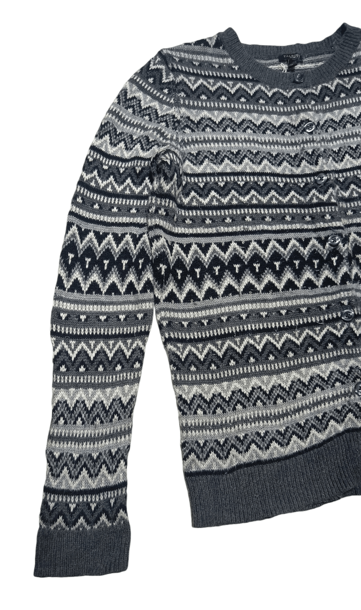 Talbots Vintage 90s TALBOTS Women's Ethnic Striped Knit Sweater Size M / US 6-8 / IT 42-44 - 5 Thumbnail