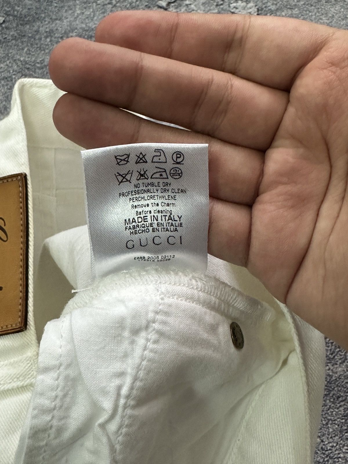 Gucci Vintage Gucci Anchor Sailor White Bootcut Jeans IT 42 Size 28" / US 6 / IT 42 - 6 Thumbnail